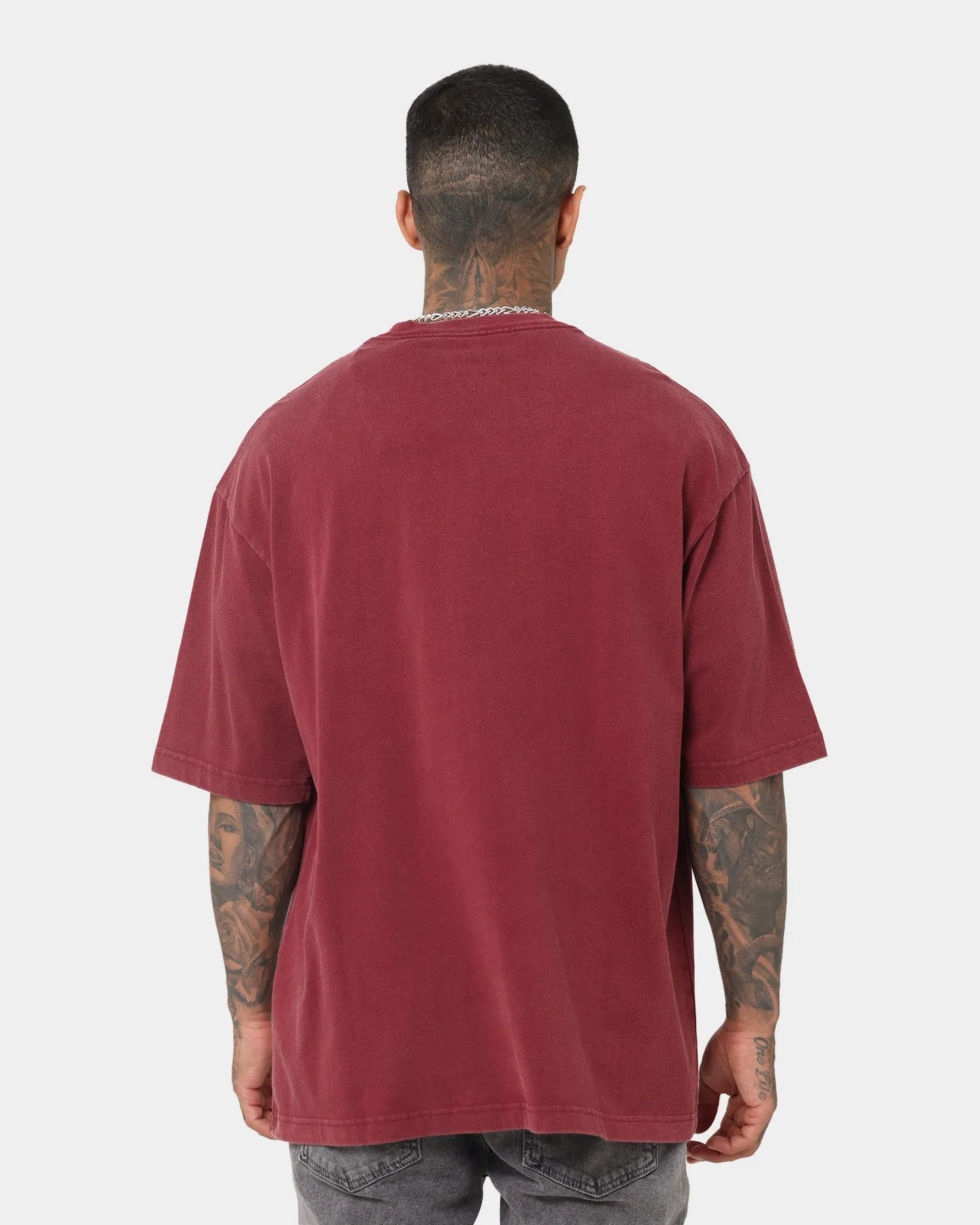 Jordan Flight Essential Oversized Washed T-Shirt Cherrywood Red Cool and Comfortable