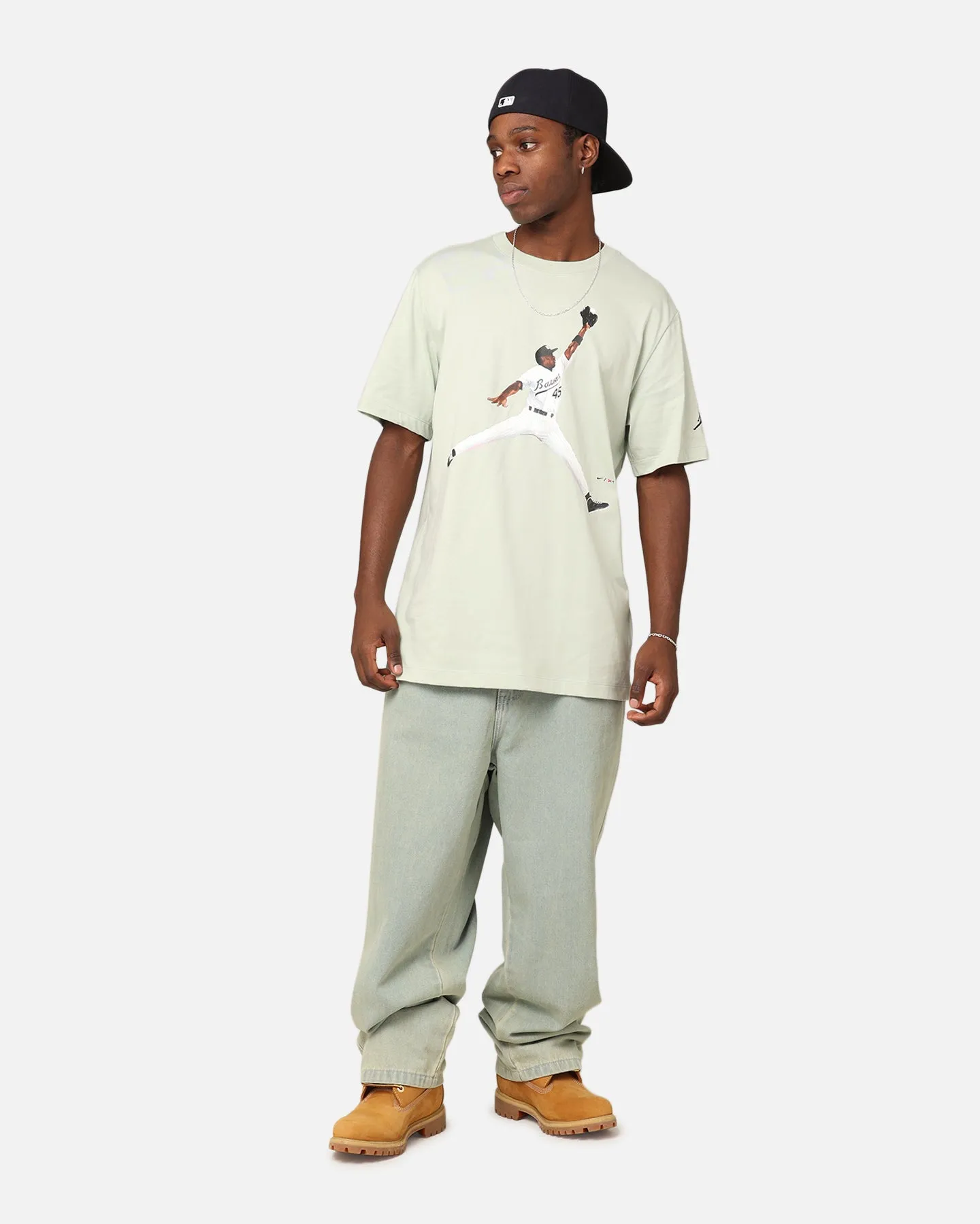 Versatile Top FunctionalPockets Jordan Flight MVP T-Shirt Seafoam/Black