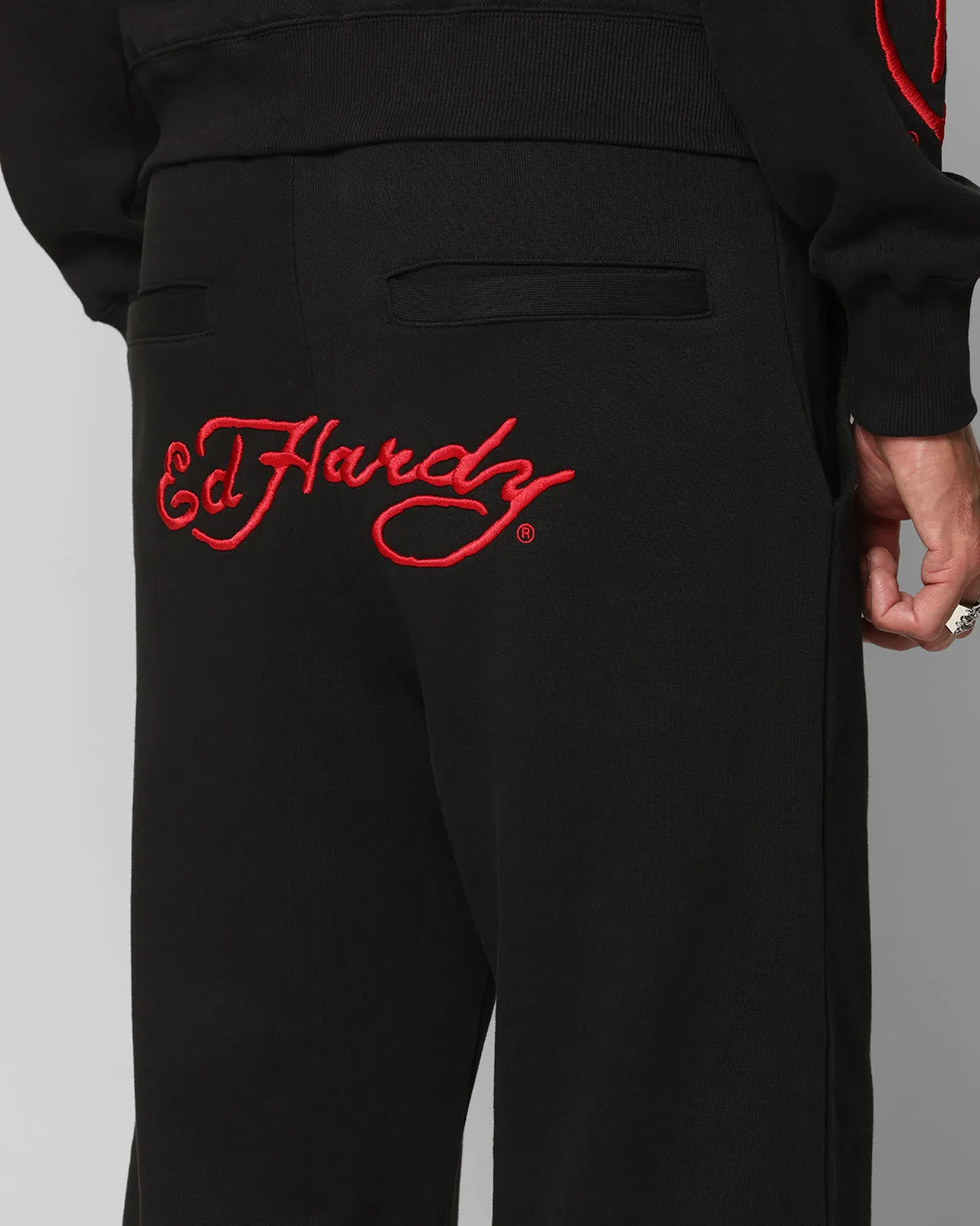 Cool Touch Ed Hardy Ed Hardy Track Pants Black