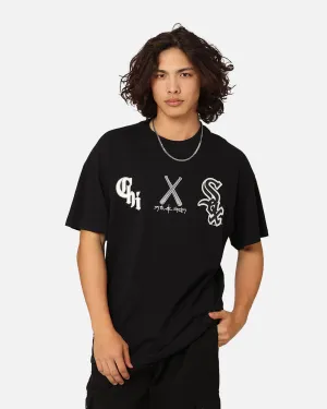 Majestic Athletic Chicago White Sox City Graphic T-Shirt Faded Black Light Outfit Button Down