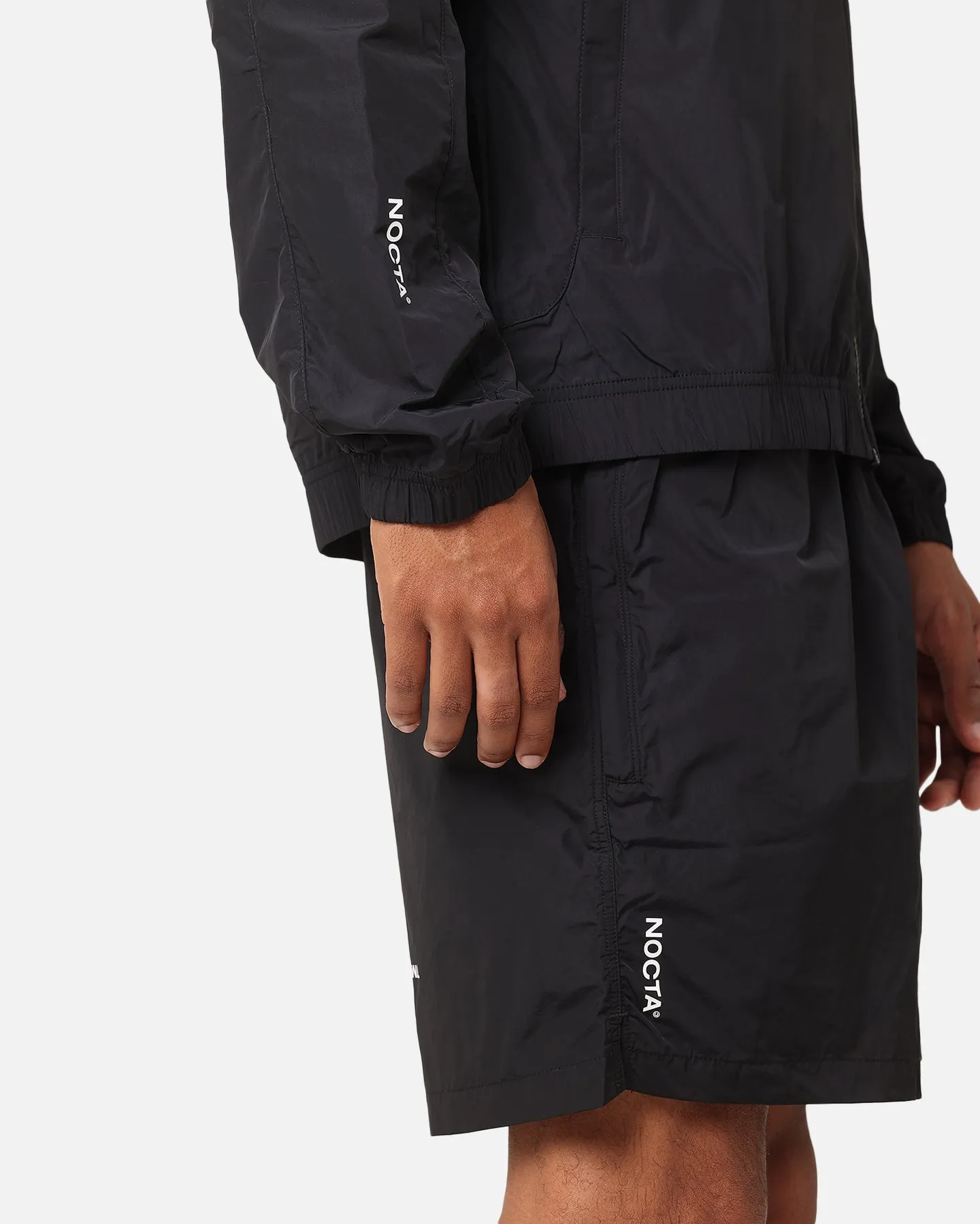 Comfortable Waistband Nike Nocta Cardinal Nylon Shorts Black