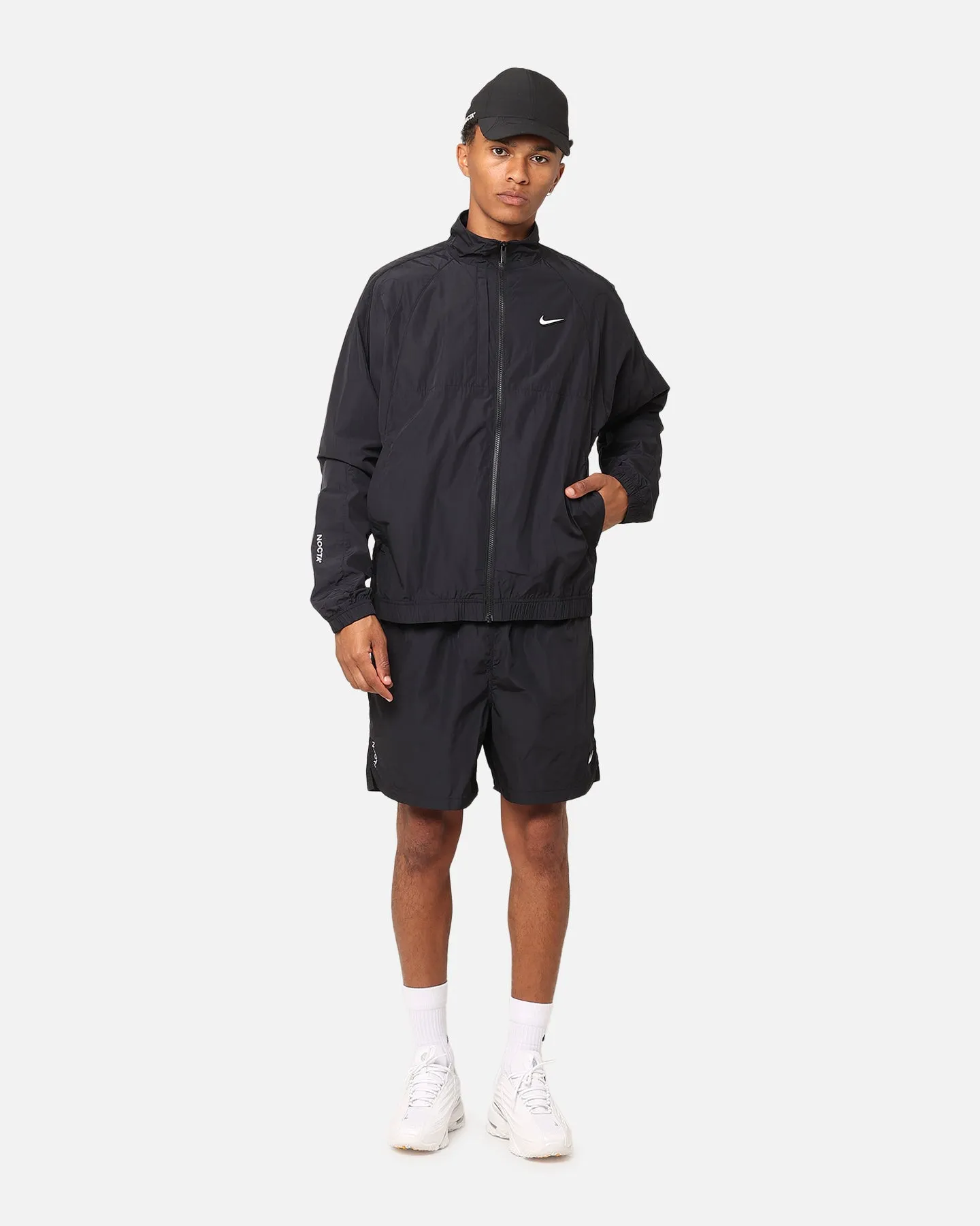 Outdoor Vibe Everyday Flex Wear Nike Nocta Cardinal Nylon Shorts Black