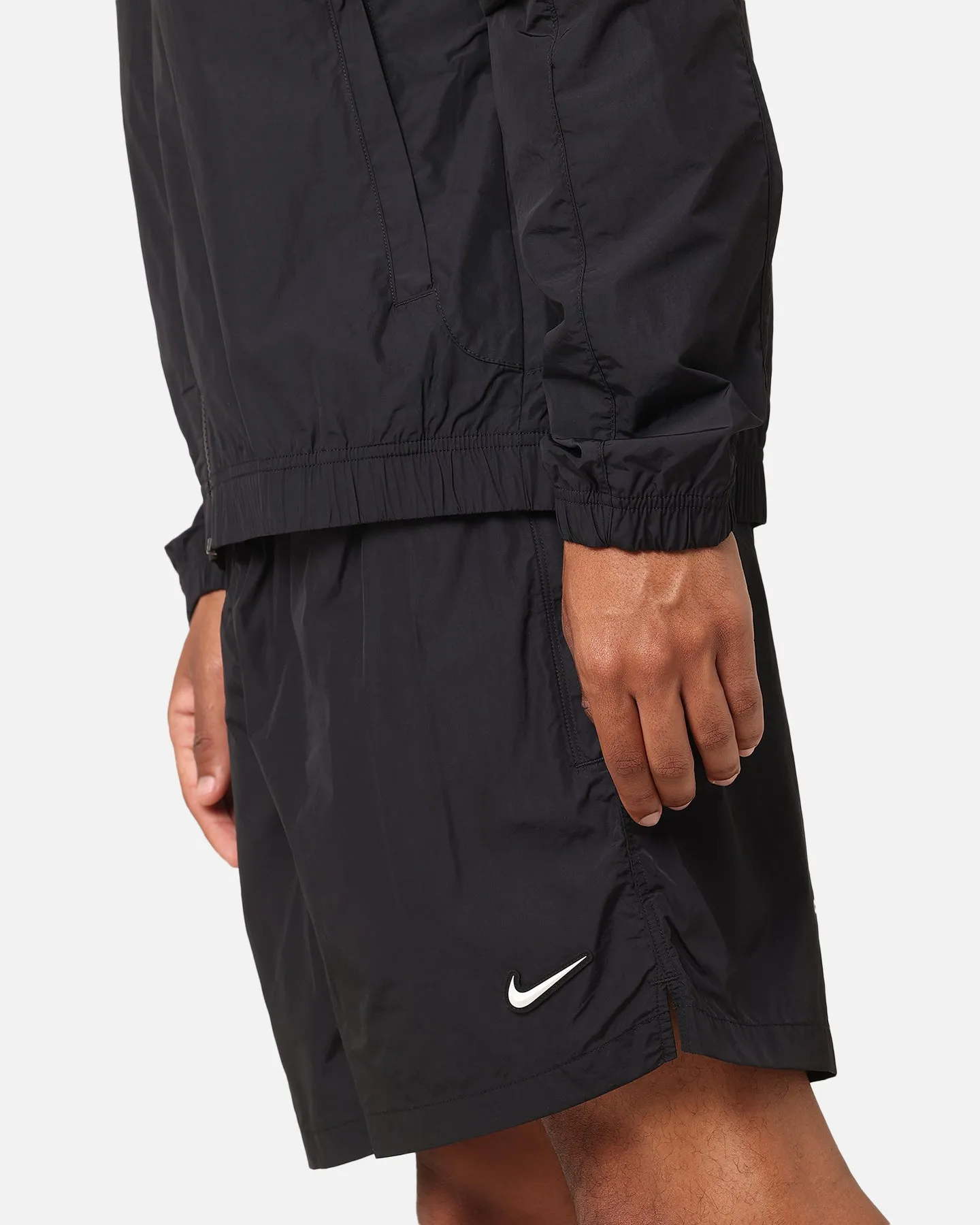 Soft Finish Nike Nocta Cardinal Nylon Shorts Black