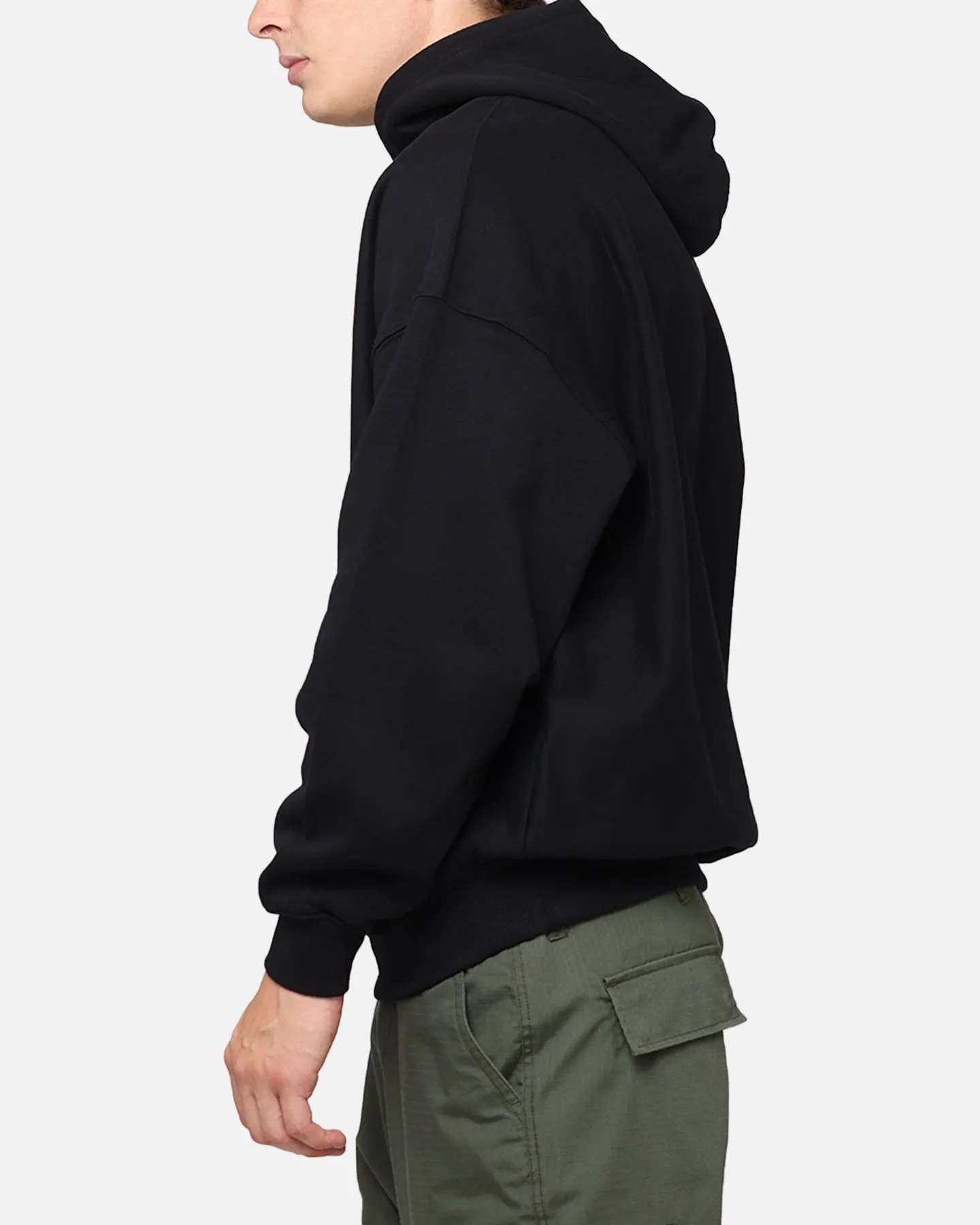 Carre Camo Script Hoodie Black Mode Sense
