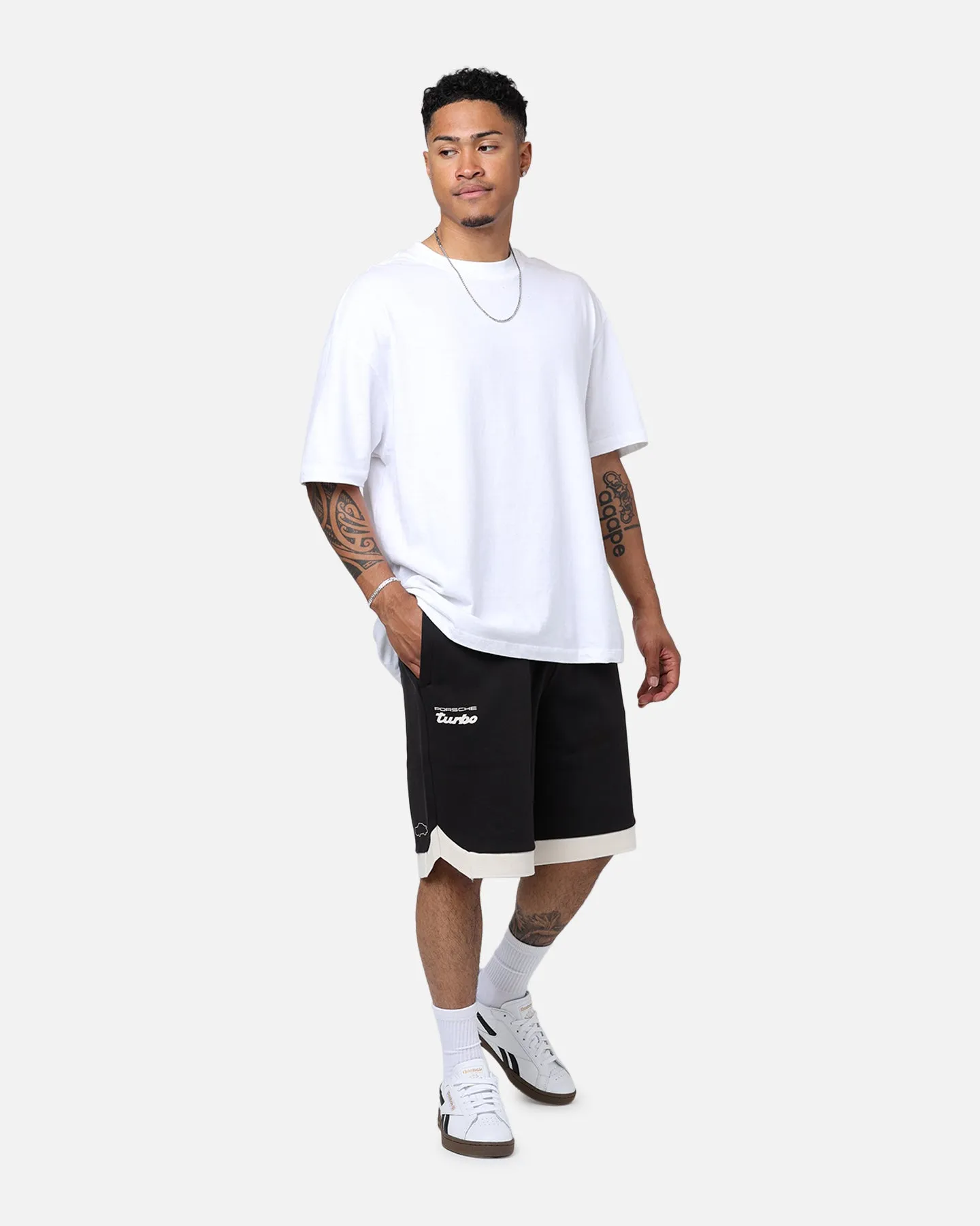 Active Fit moisture - wicking Puma X Porsche Sweat Shorts Puma Black