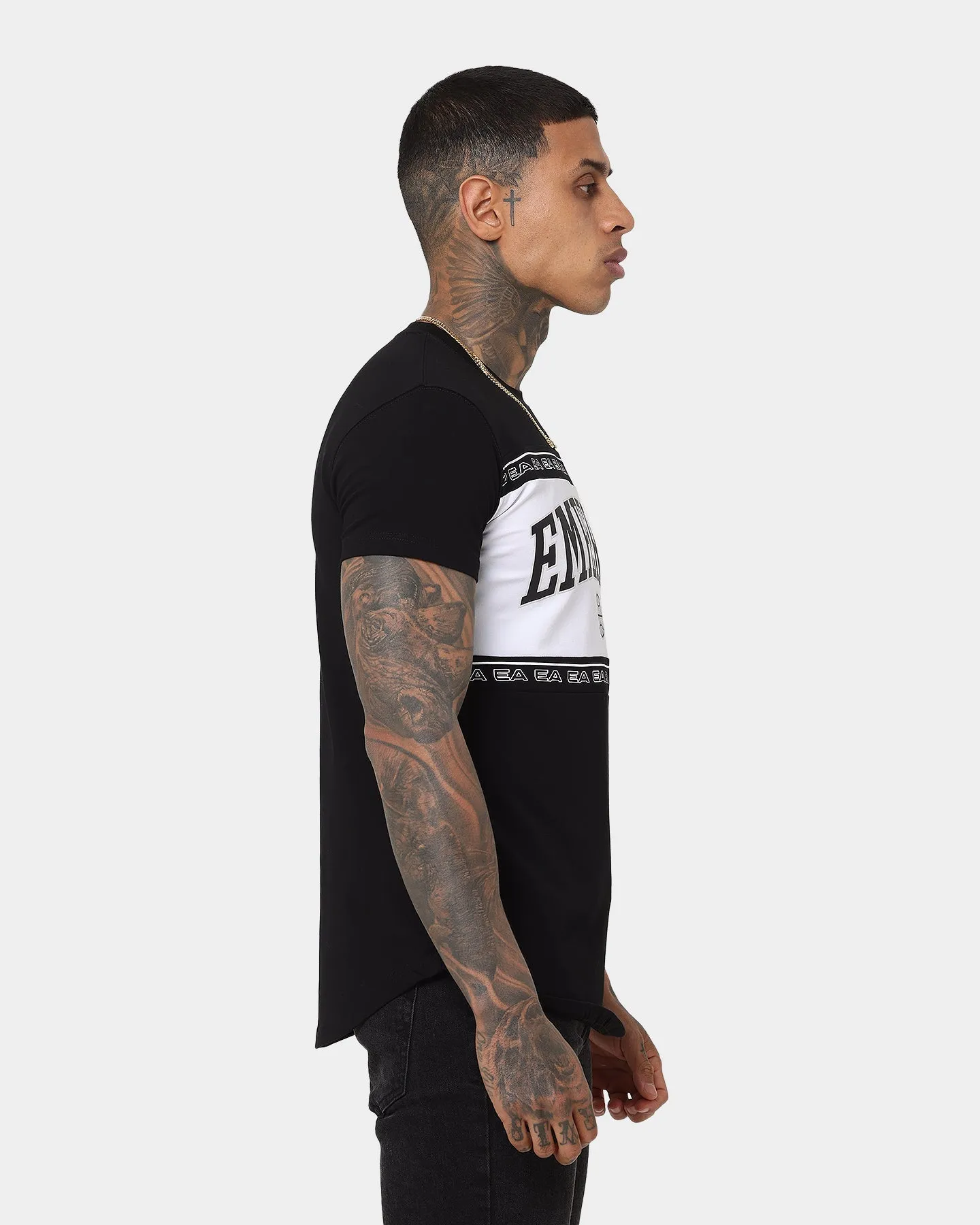 LightweightBlend Emperor Apparel Collegiate After Dark Short Sleeve T-Shirt Black