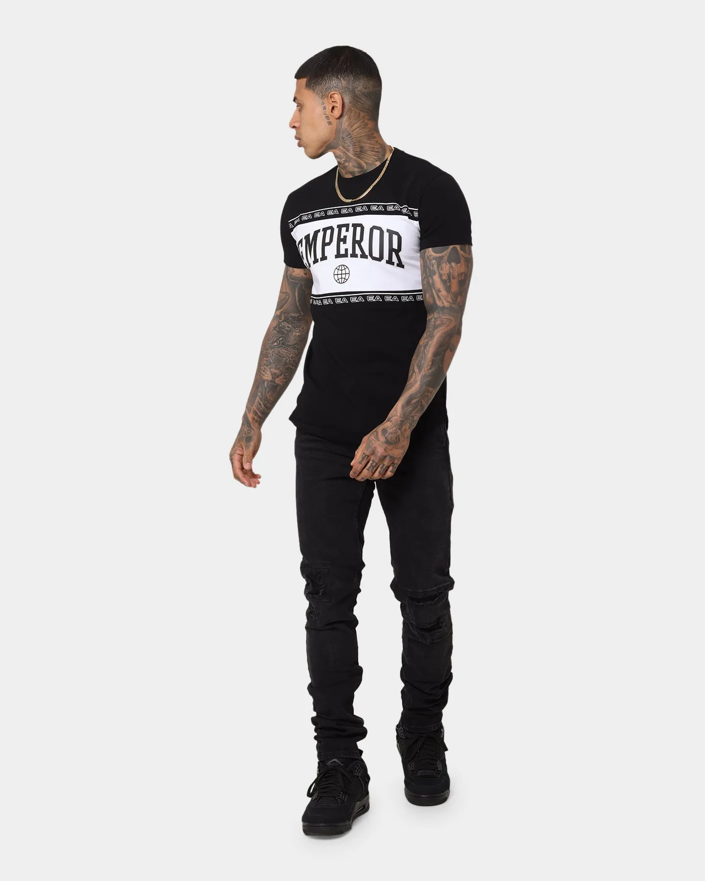 UltraLightweight Unisex versatility Emperor Apparel Collegiate After Dark Short Sleeve T-Shirt Black