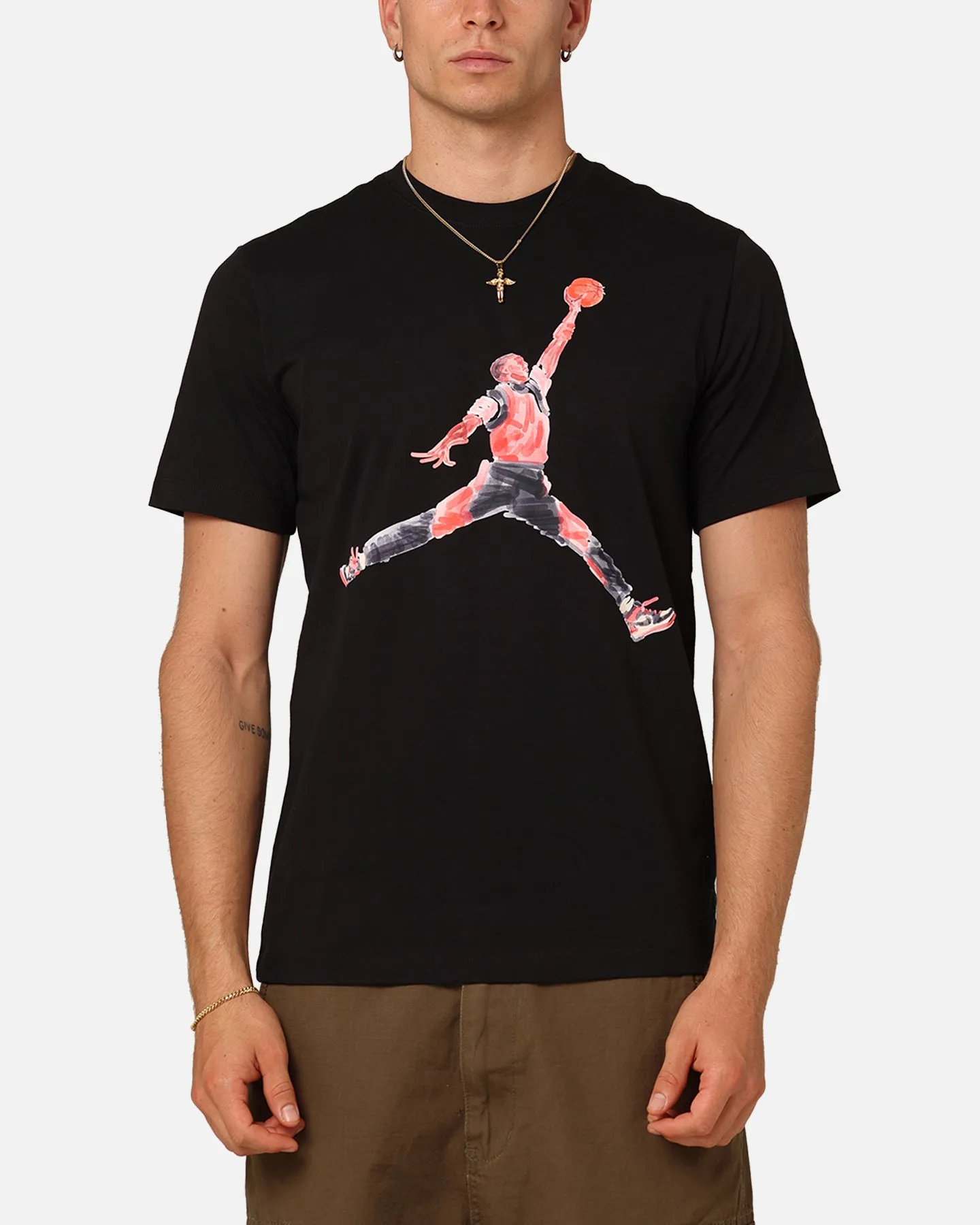 Jordan Brand T-Shirt Black Breathable Fit