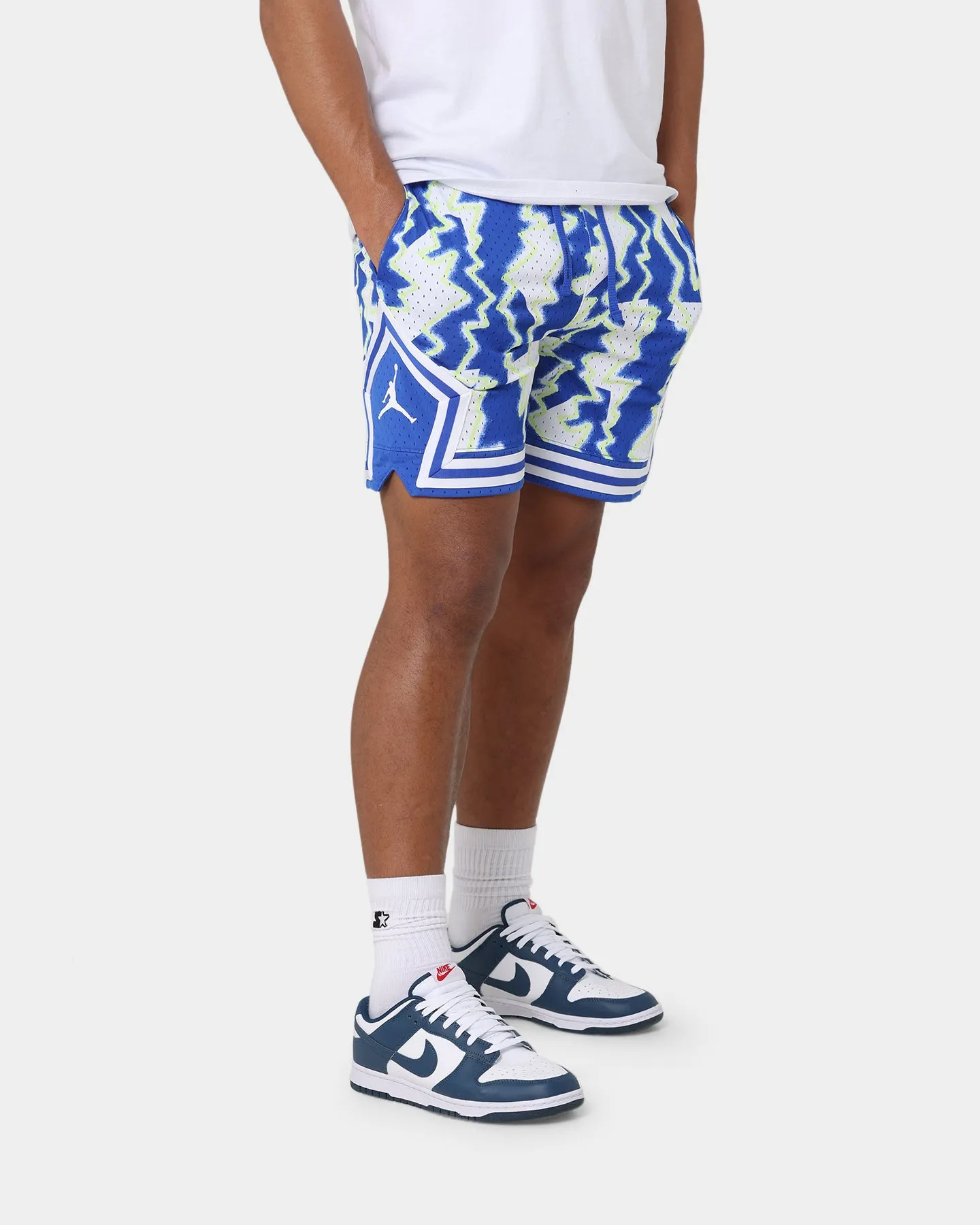Jordan Dri-FIT Sport Barcelona Diamond Shorts Hyper Royal Wide Range Motion Cool Weather