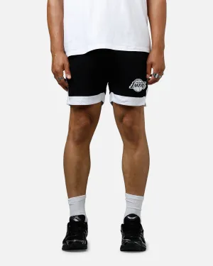New Era Los Angeles Lakers Sport Class Shorts Black/White Slim Waist All Weather Fit