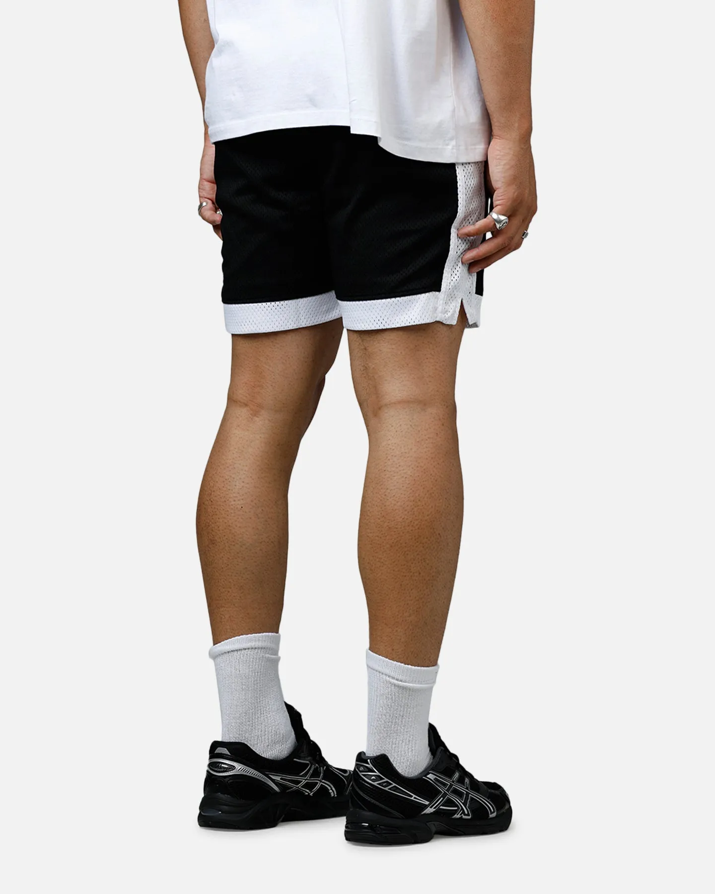 Comfort Cushion Collectible New Era Los Angeles Lakers Sport Class Shorts Black/White