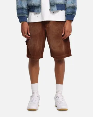 Wrinkle-Resistant Active Flex XXIII Corduroy Wash Jorts Brown