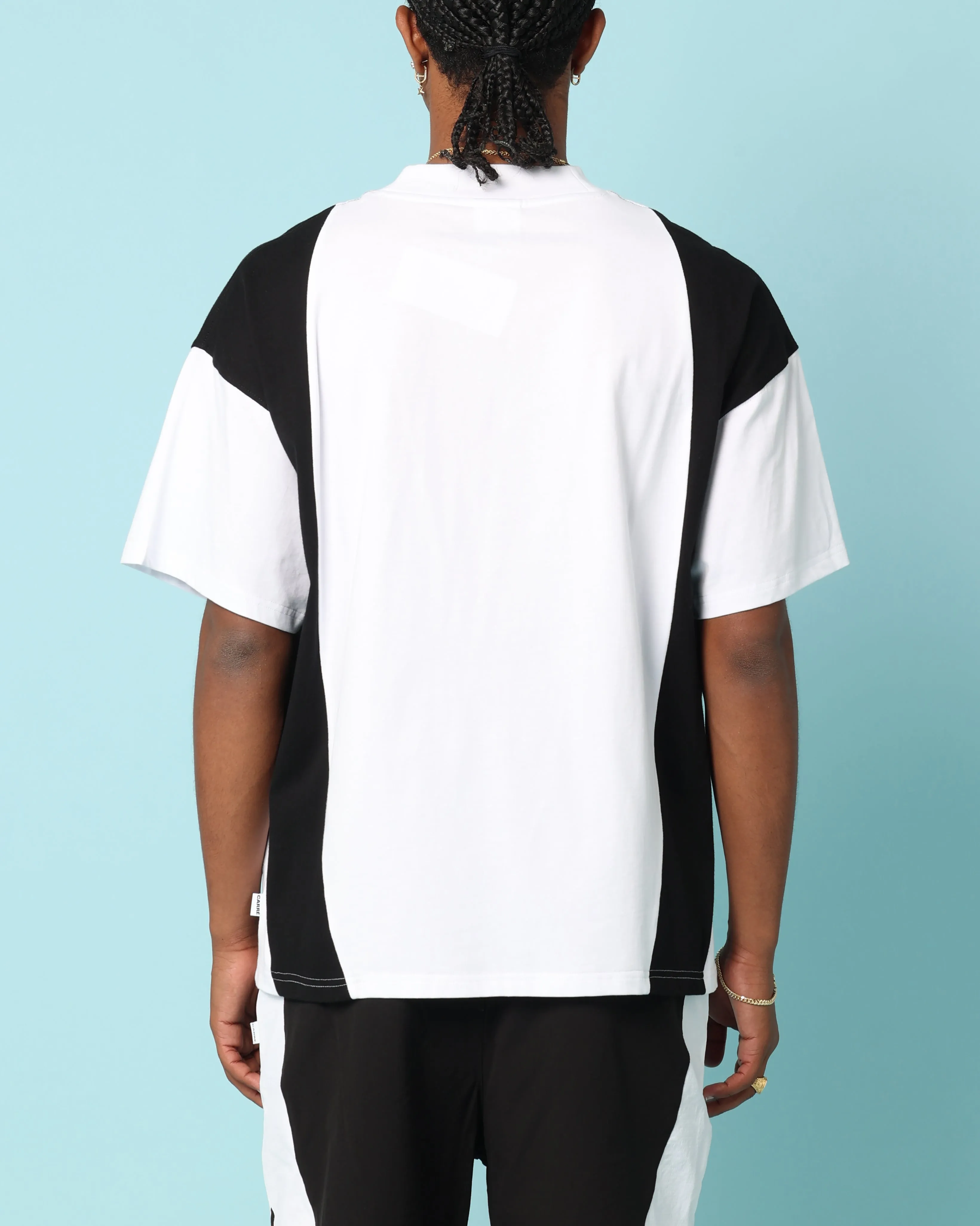 GarmentDyedTexture Kids playfulness Carr?? C-Star Oversized T-Shirt White/Black
