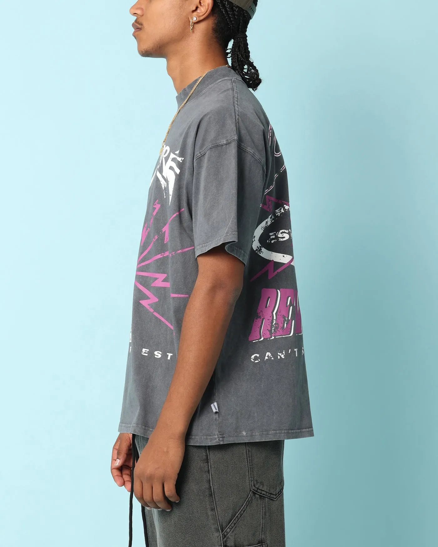 Light and Comfortable Carr?? Revolution 13 Oversized T-Shirt Vintage Black