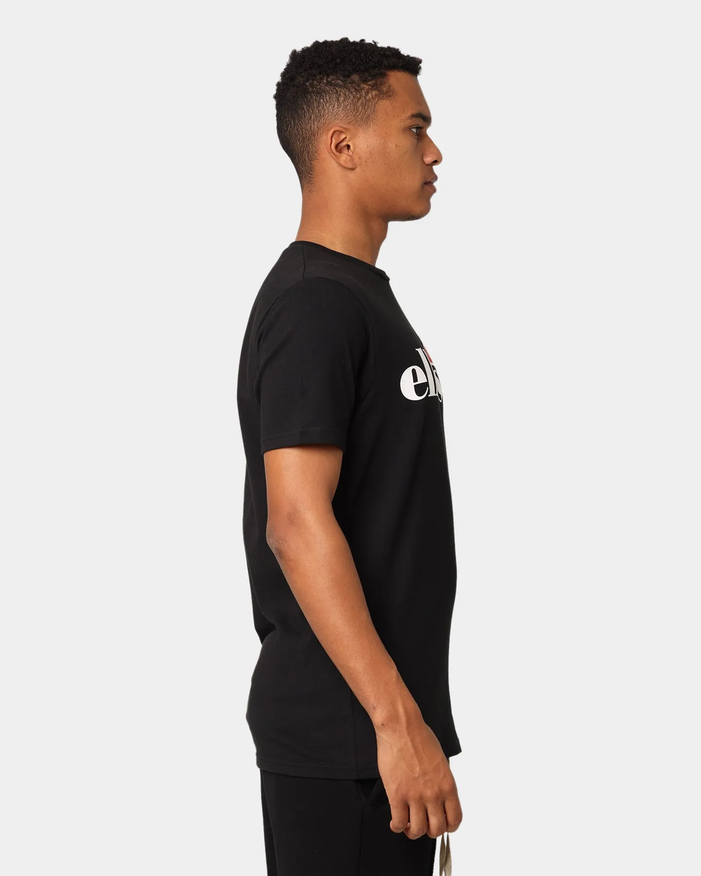 Ellesse SL Prado T-Shirt Black Airflow Ventilation