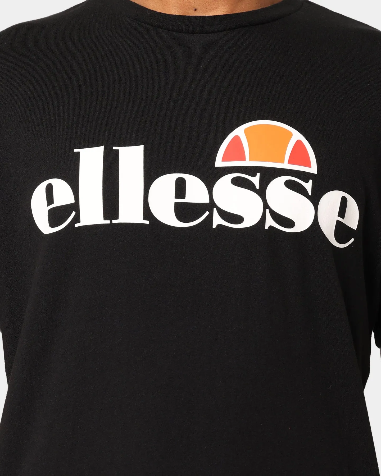 Curved Hem RelaxedFit Ellesse SL Prado T-Shirt Black