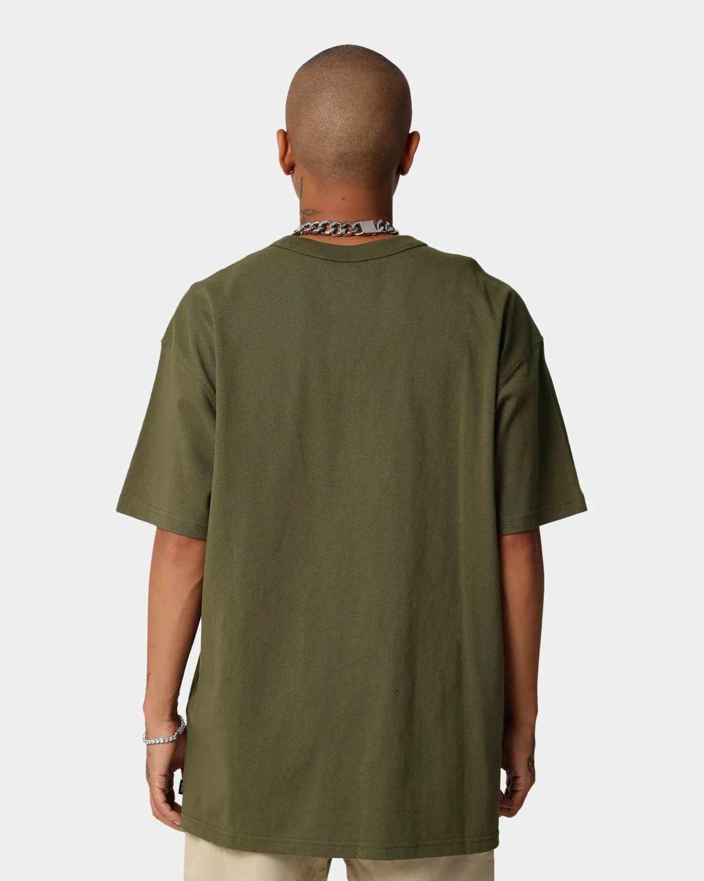 Nike Sportswear Premium Essential T-Shirt Rough Green Weekend Wardrobe LightweightBlend