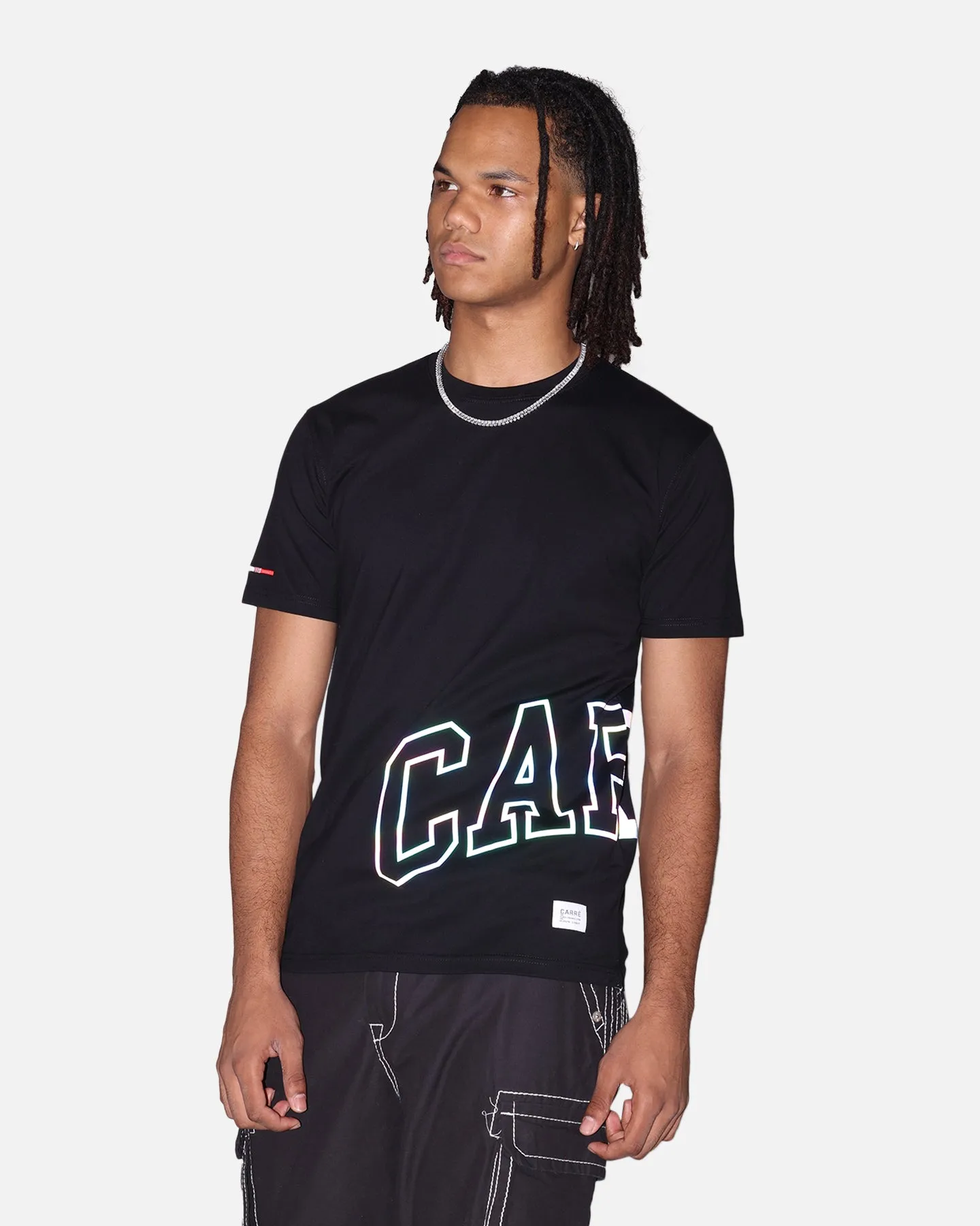 Carr?? Enorme Classique Reflective T-Shirt Black/Multi-coloured Chafe Free Armhole