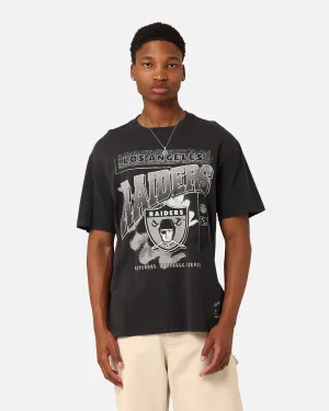 Mitchell & Ness Los Angeles Raiders Brush Off 2.0 T-Shirt Faded Black Outdoor Outfit Style Stretchable Fabric