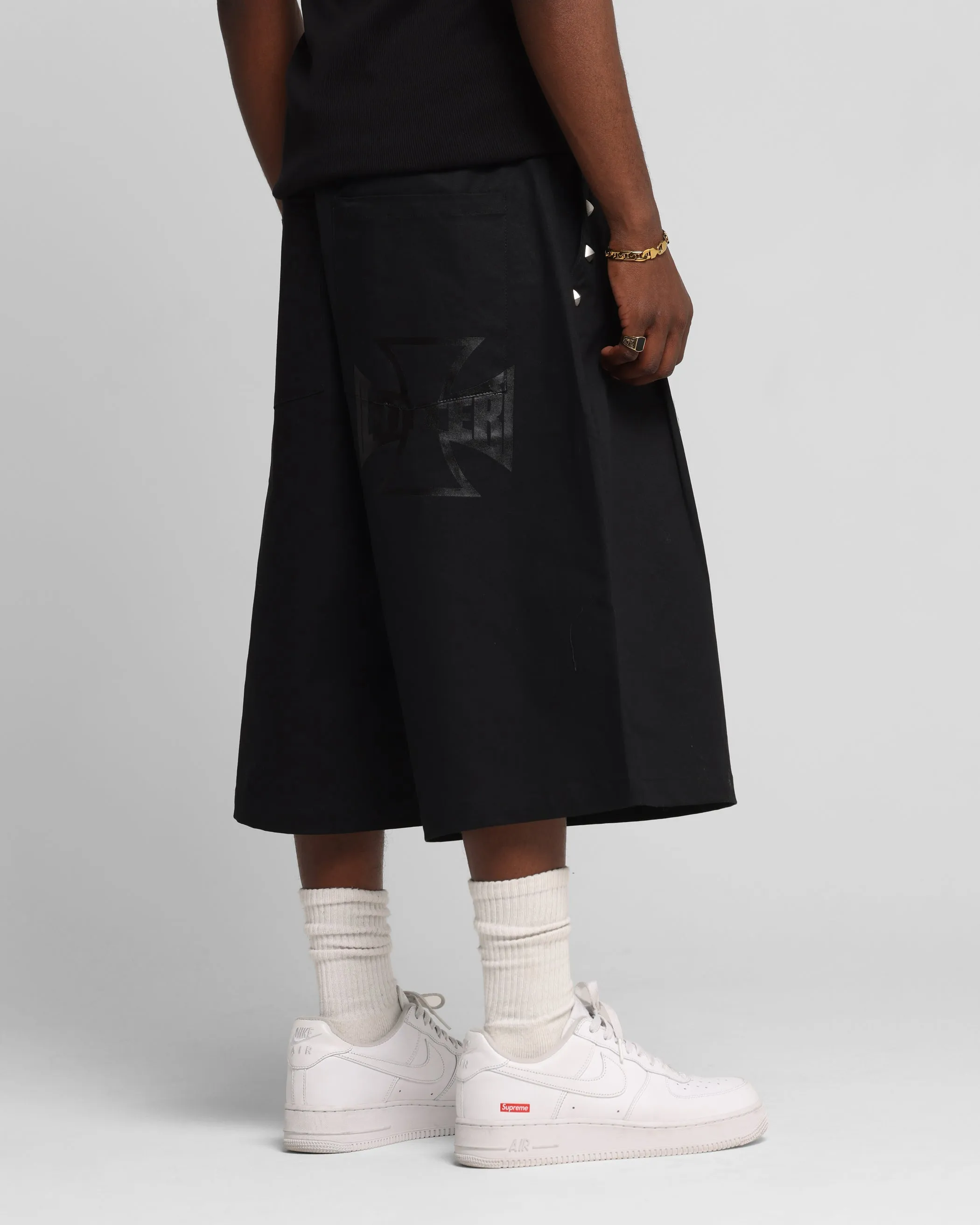 Loiter Chopper Baggy Shorts Black Quick Pack Sleek Comfort