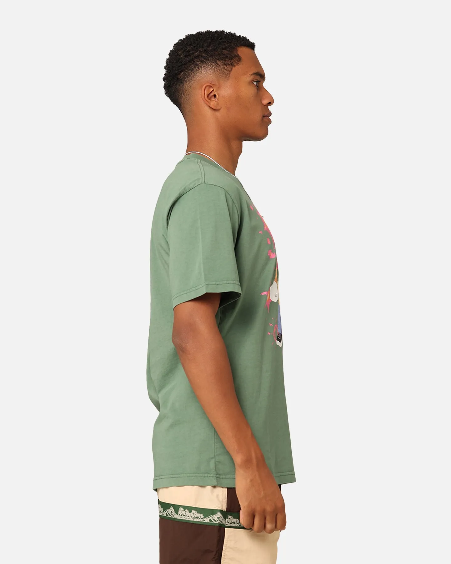 Market 32-Bit Bear T-Shirt Fern Simple Style