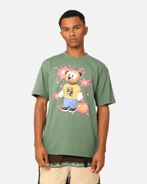 Camping attire Non Iron Finish Market 32-Bit Bear T-Shirt Fern