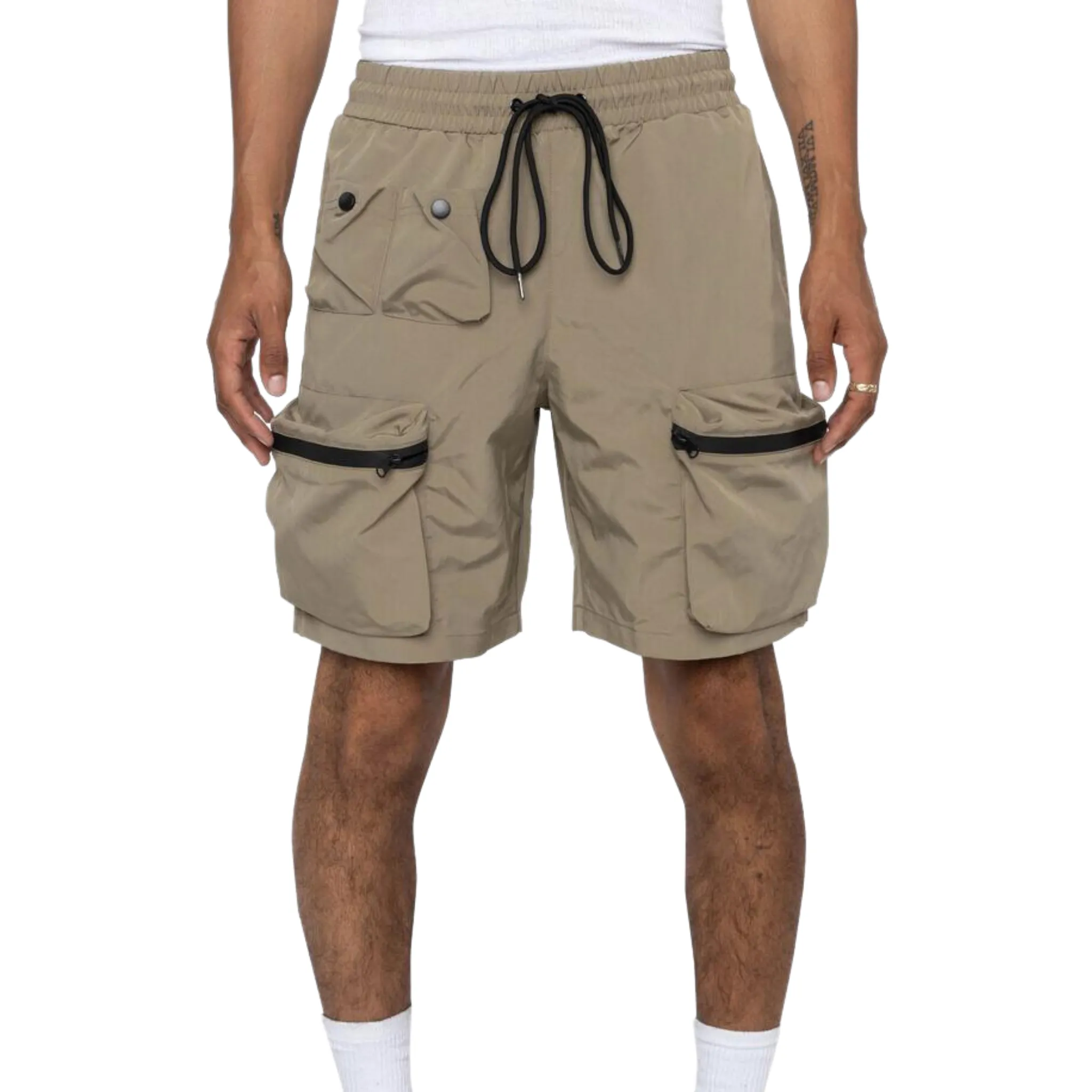 Comfortable Lounge All-Occasion Wear EPTM Combat Shorts (Jade)
