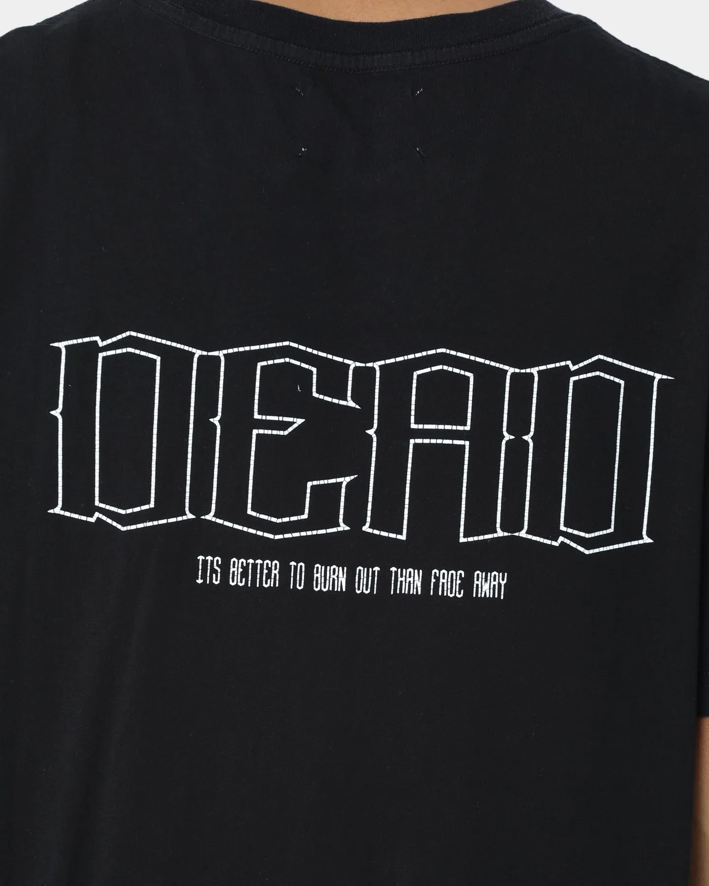 Bohemian style sequined details Dead Studio Rival T-Shirt Black