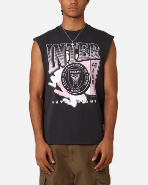 Mitchell & Ness Inter Miami CF Brush Off Muscle T-Shirt Black Luxury clothing