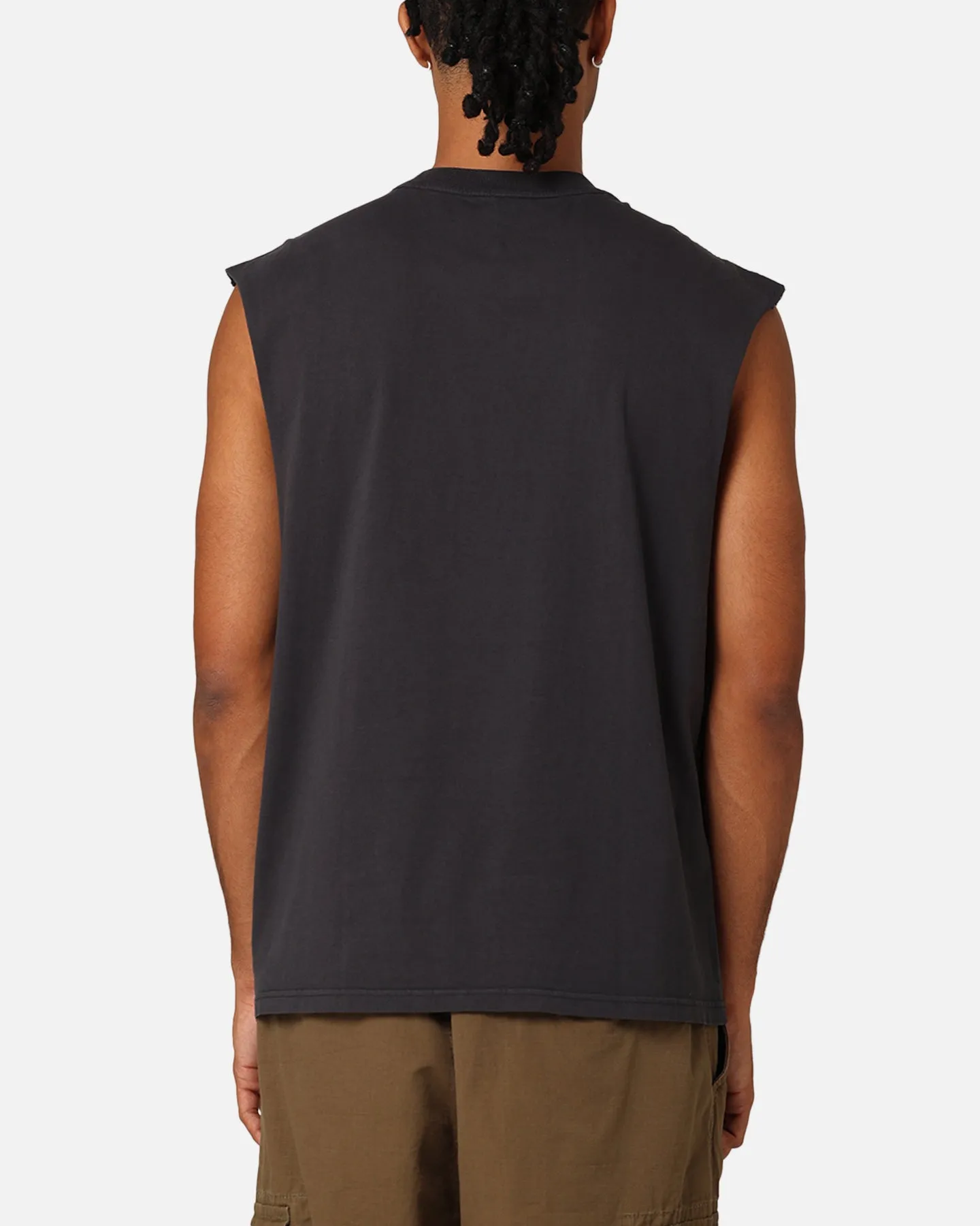 futuristic Tagless Comfort Mitchell & Ness Inter Miami CF Brush Off Muscle T-Shirt Black