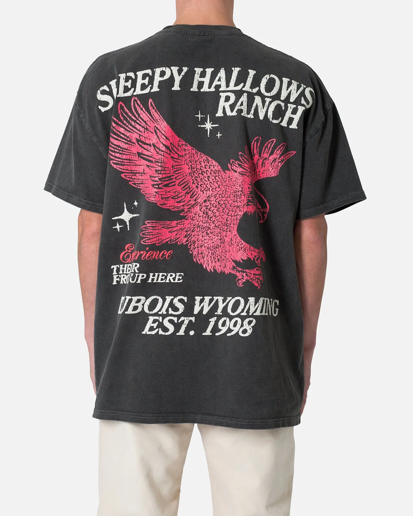 MNML Sleepy Hallows T-Shirt Washed Black Lace trim Chill Design