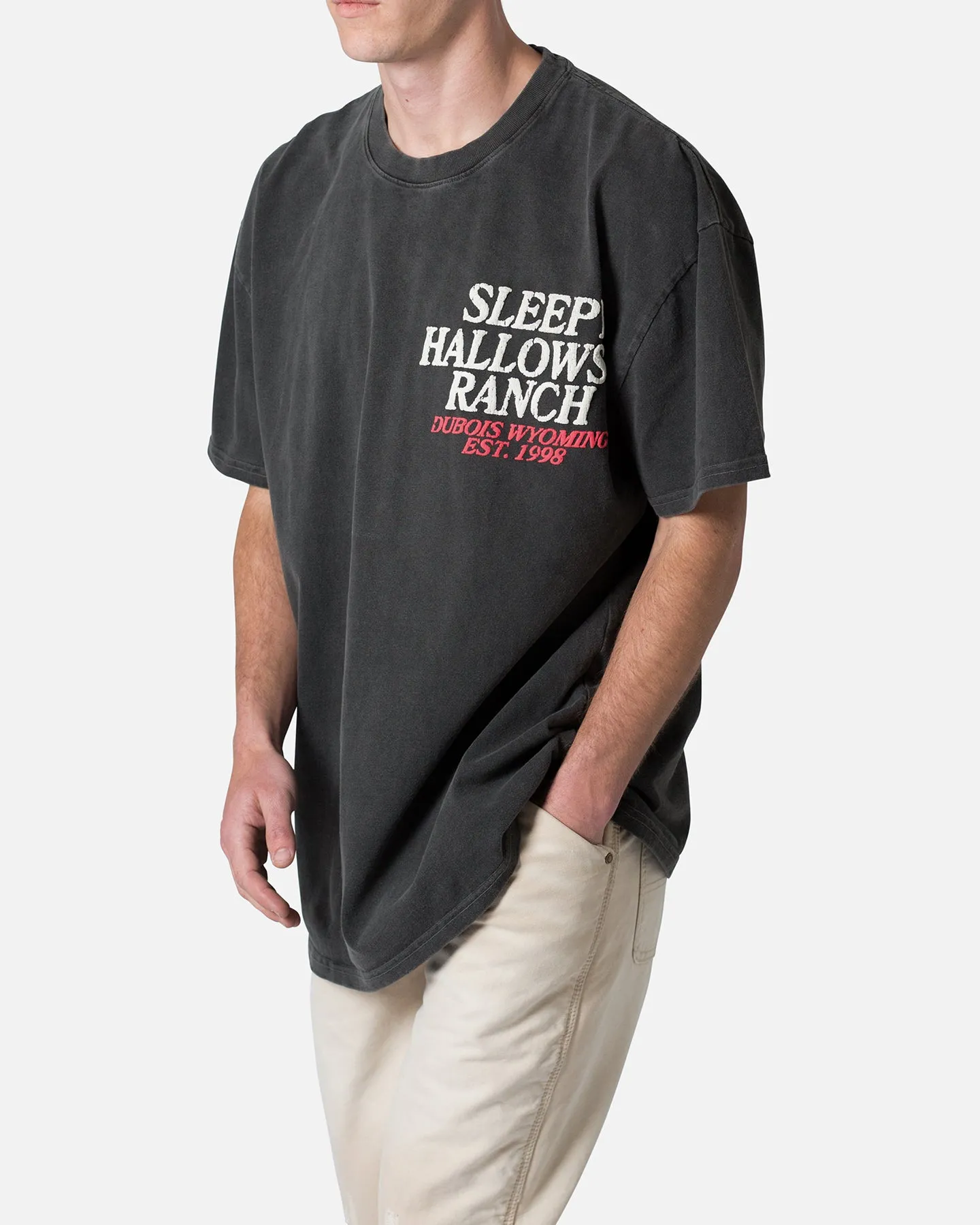 MNML Sleepy Hallows T-Shirt Washed Black Versatile Comfort Style