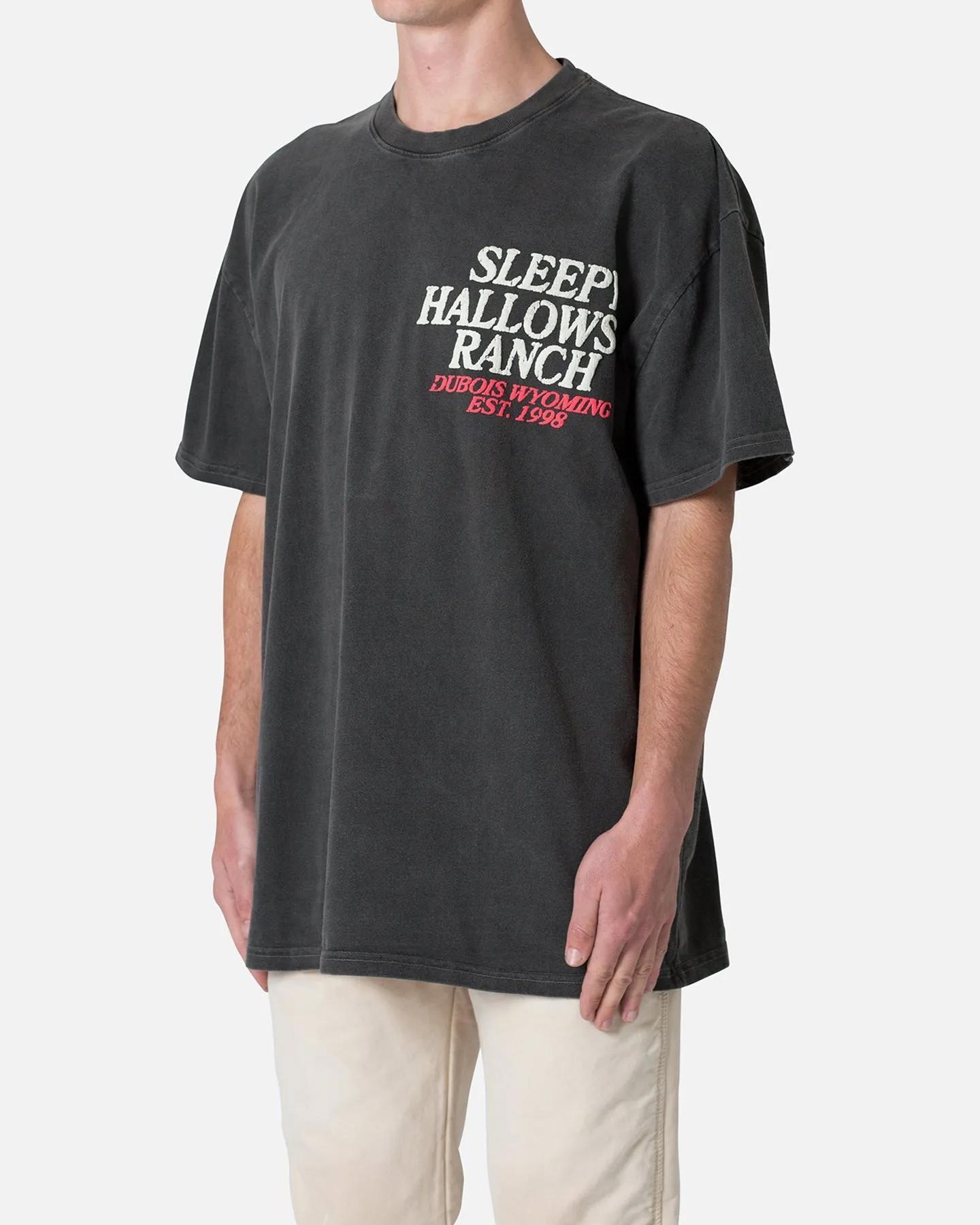 Timeless Comfort Easy Layering MNML Sleepy Hallows T-Shirt Washed Black