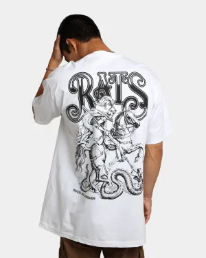 Rats Get Fat Divide And Conquer T-Shirt White Tagless Comfort Bold colors