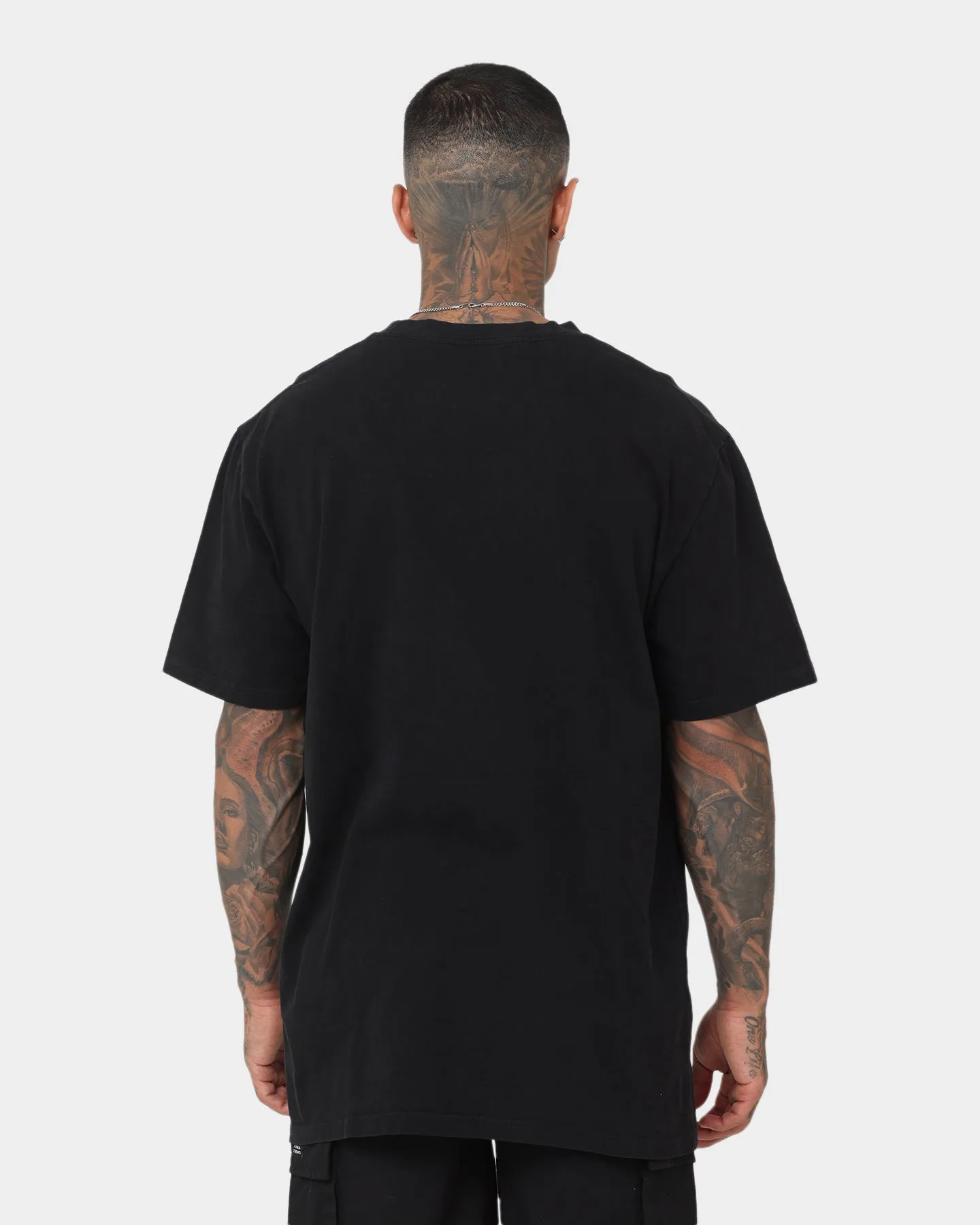 Gun N Roses Skull Split Vintage T-Shirt Washed Black TaglessDesign Sustainable Material Blend