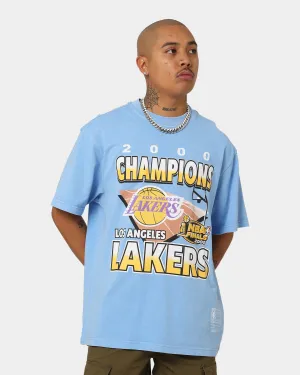 Mitchell & Ness Los Angeles Lakers On Court T-Shirt Blue Smart Comfort Fashionable Option