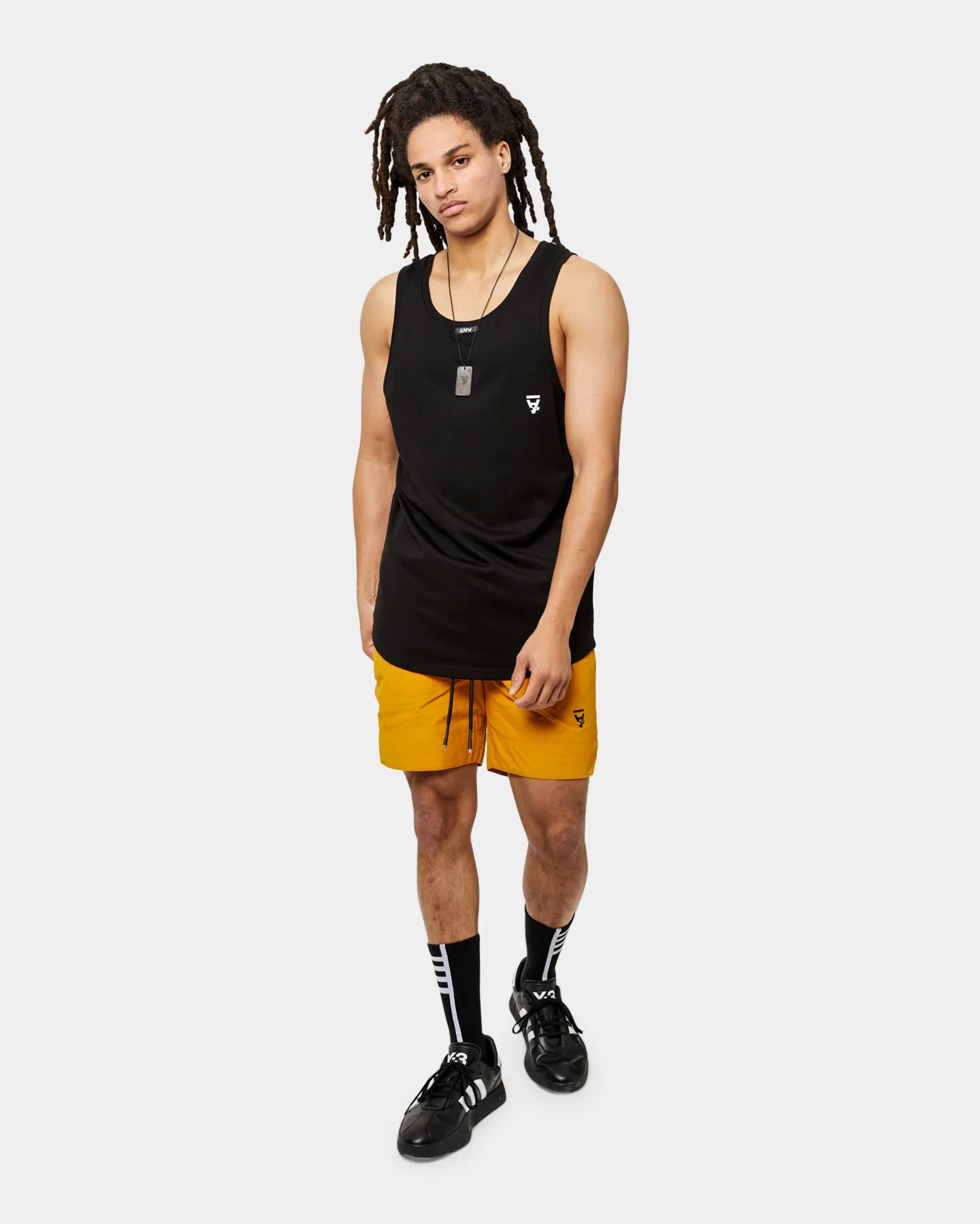 The Anti Order Future Walk Shorts Mustard SeamlessConstruction Lightweight Shorts