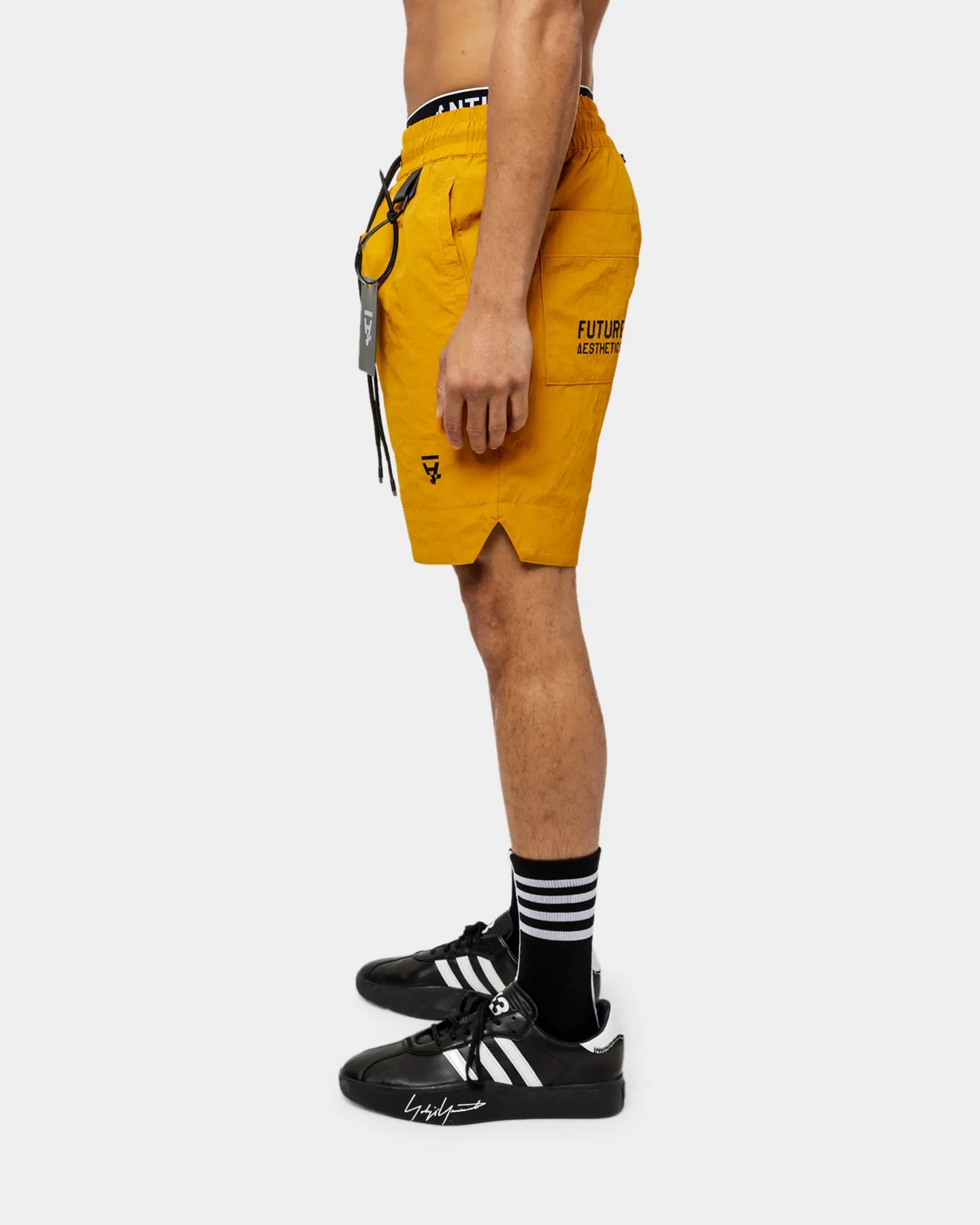 Cross Ventilation Channels The Anti Order Future Walk Shorts Mustard