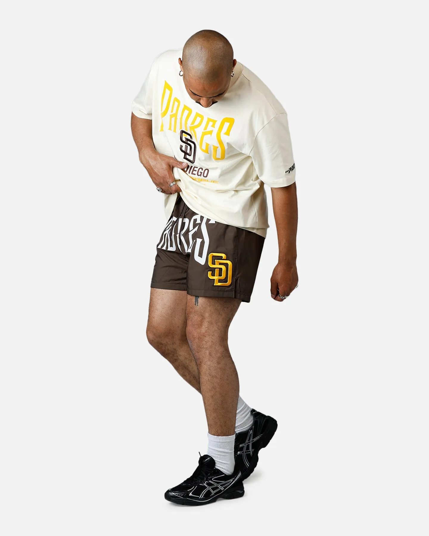 Pro Standard San Diego Padres City Tour 2.0 Shorts Brown Poolside Wear Blazer