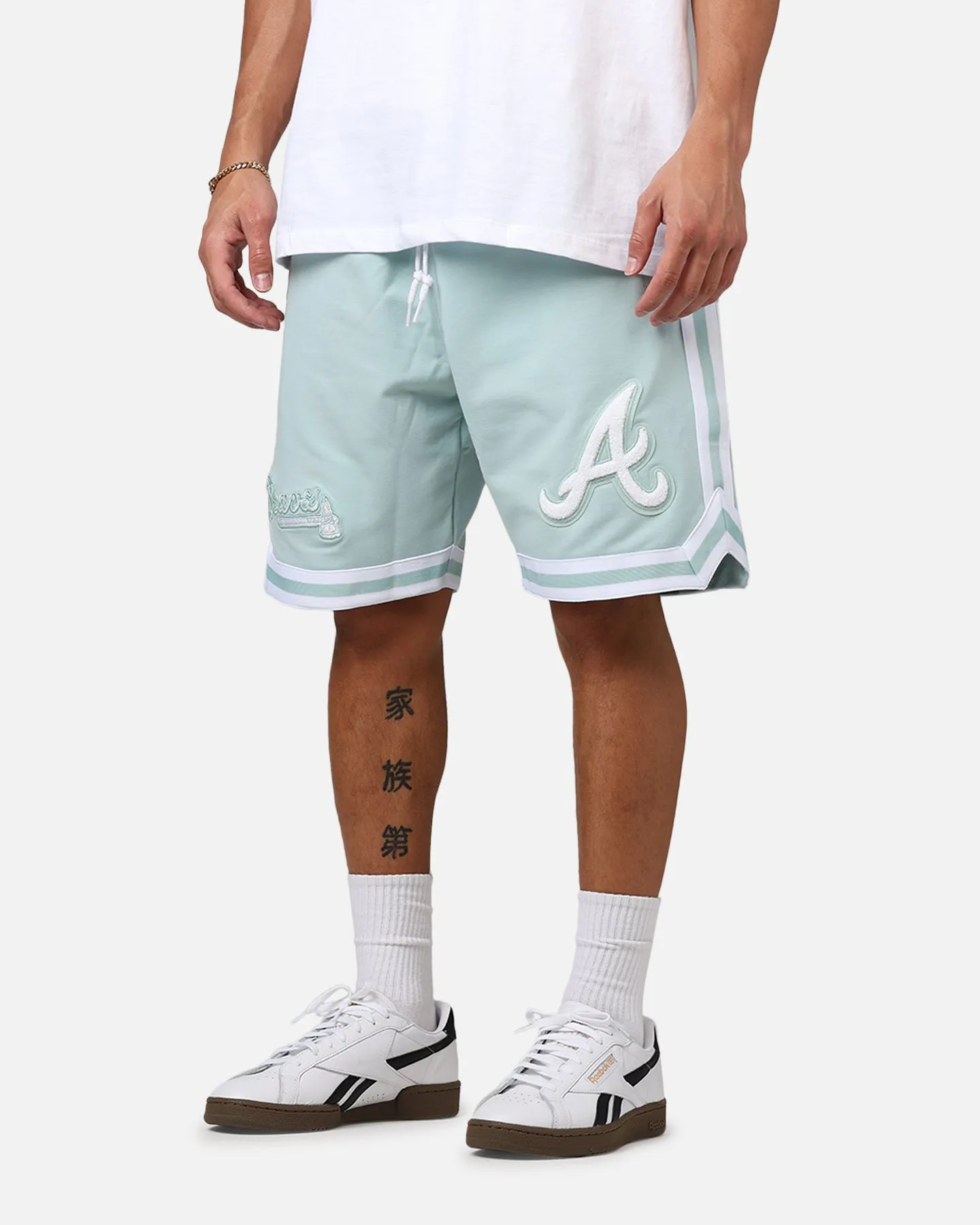 New Era Atlanta Braves 'Logo Select Mint' Shorts Mint/White mountain style