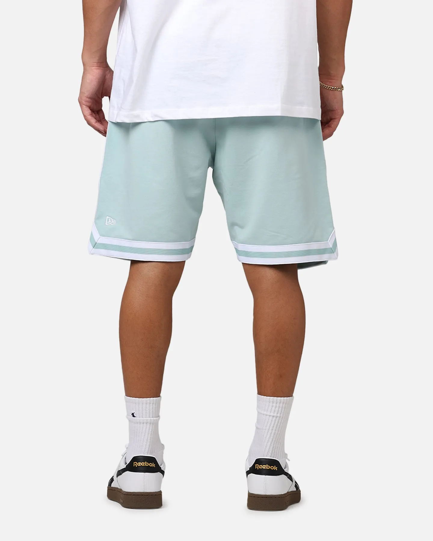 Breezy Vibe Sport Fit New Era Atlanta Braves 'Logo Select Mint' Shorts Mint/White