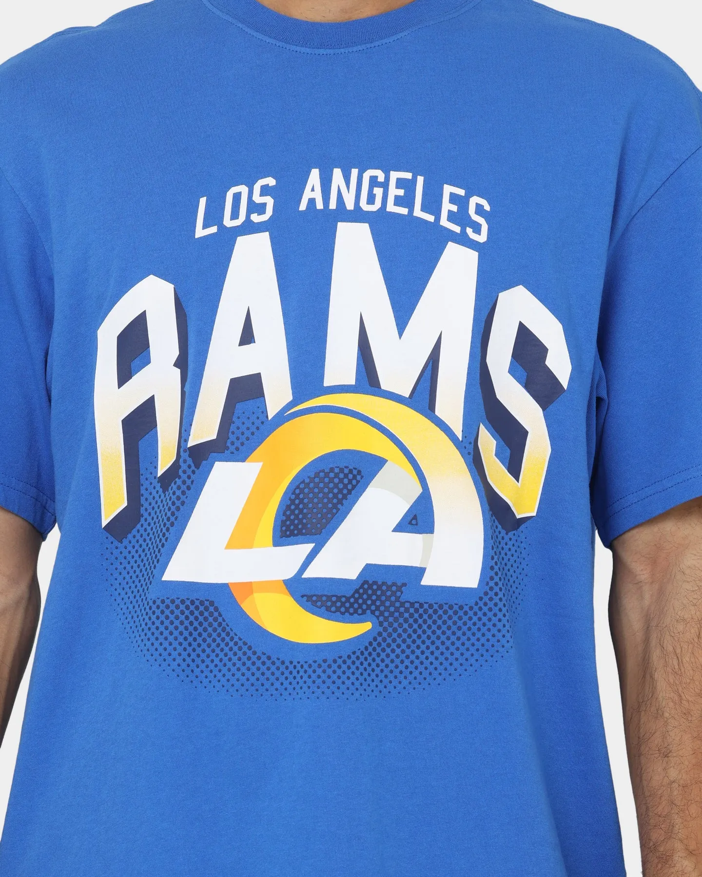 Majestic Athletic Los Angeles Rams Vintage Arch T-Shirt Royal Durable Style