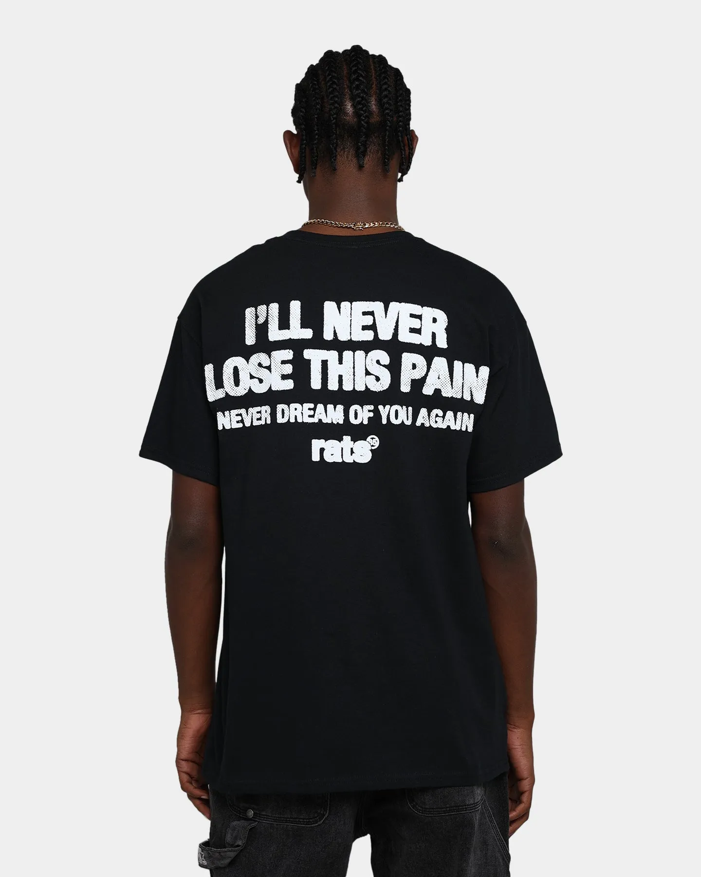 Perfect for Vacation Rats Get Fat Rats Pain T-Shirt Black