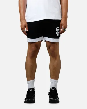 warm tones New Era San Francisco Giants Sport Class Shorts Black/White