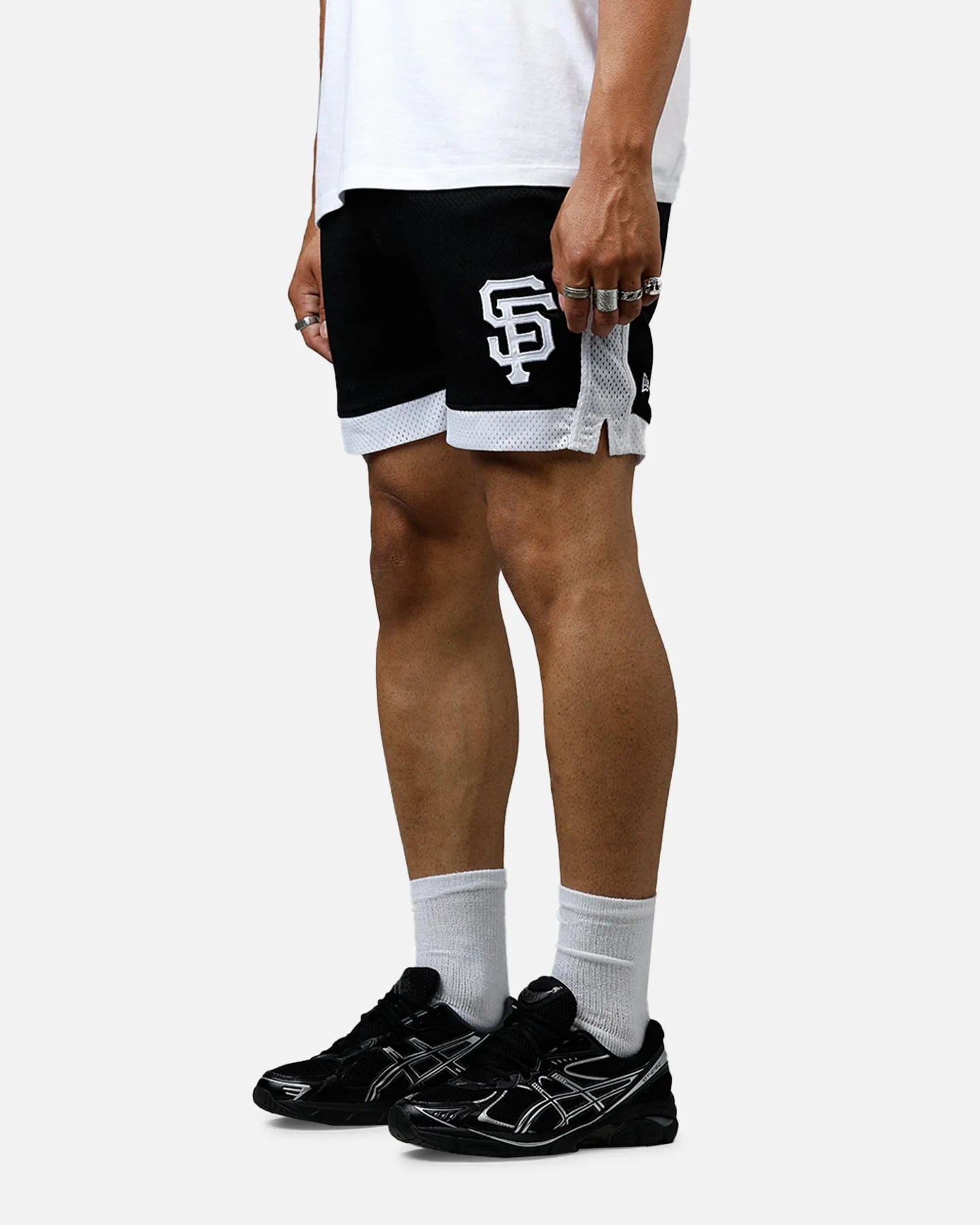 New Era San Francisco Giants Sport Class Shorts Black/White Active Life