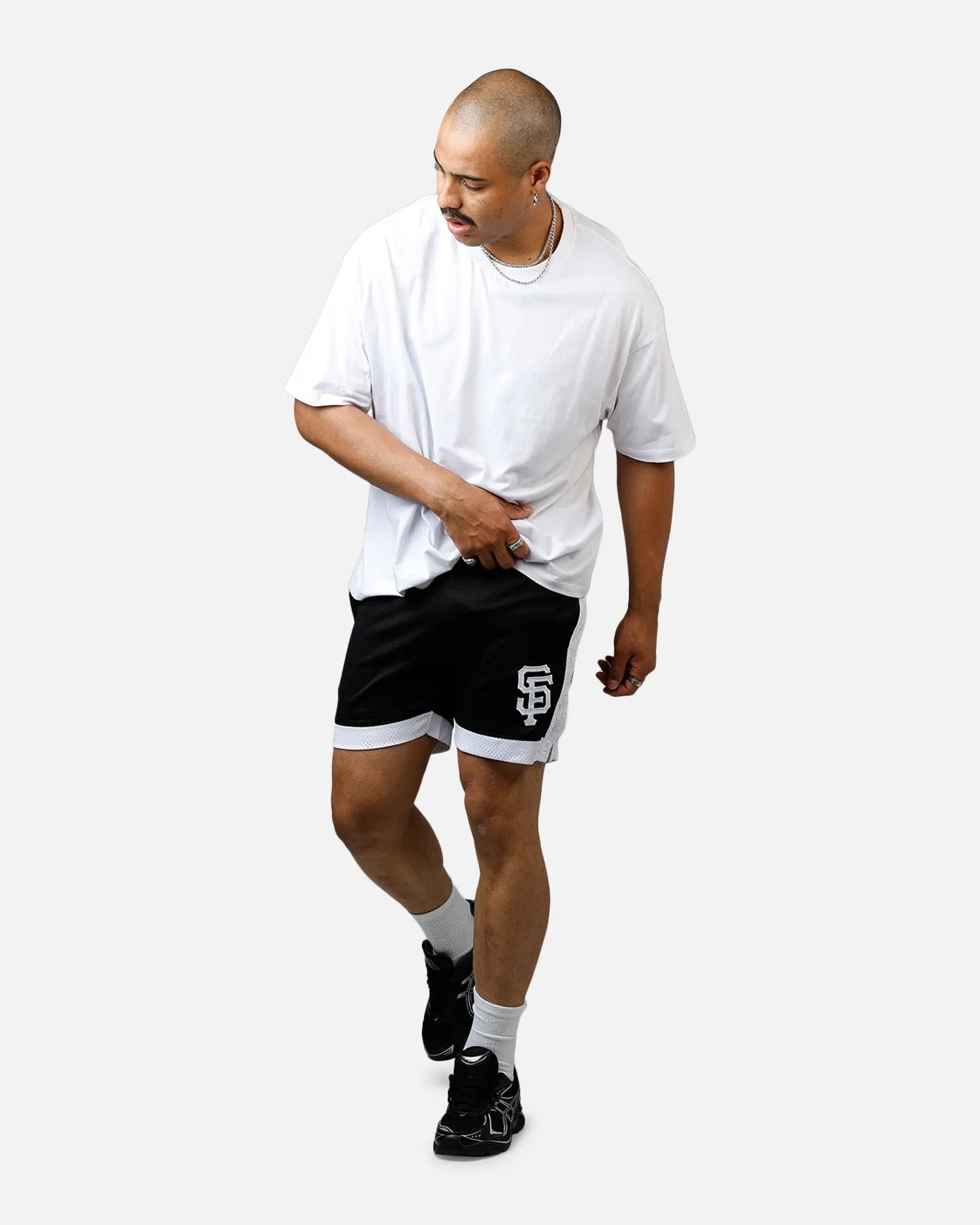 New Era San Francisco Giants Sport Class Shorts Black/White All Day Fit