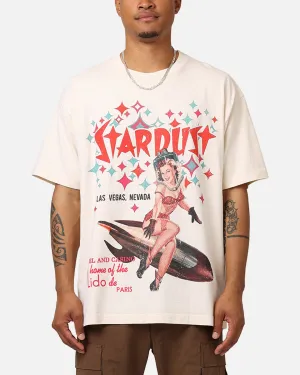 PreShrunkCotton American Thrift Stardust Casino Vintage T-Shirt White