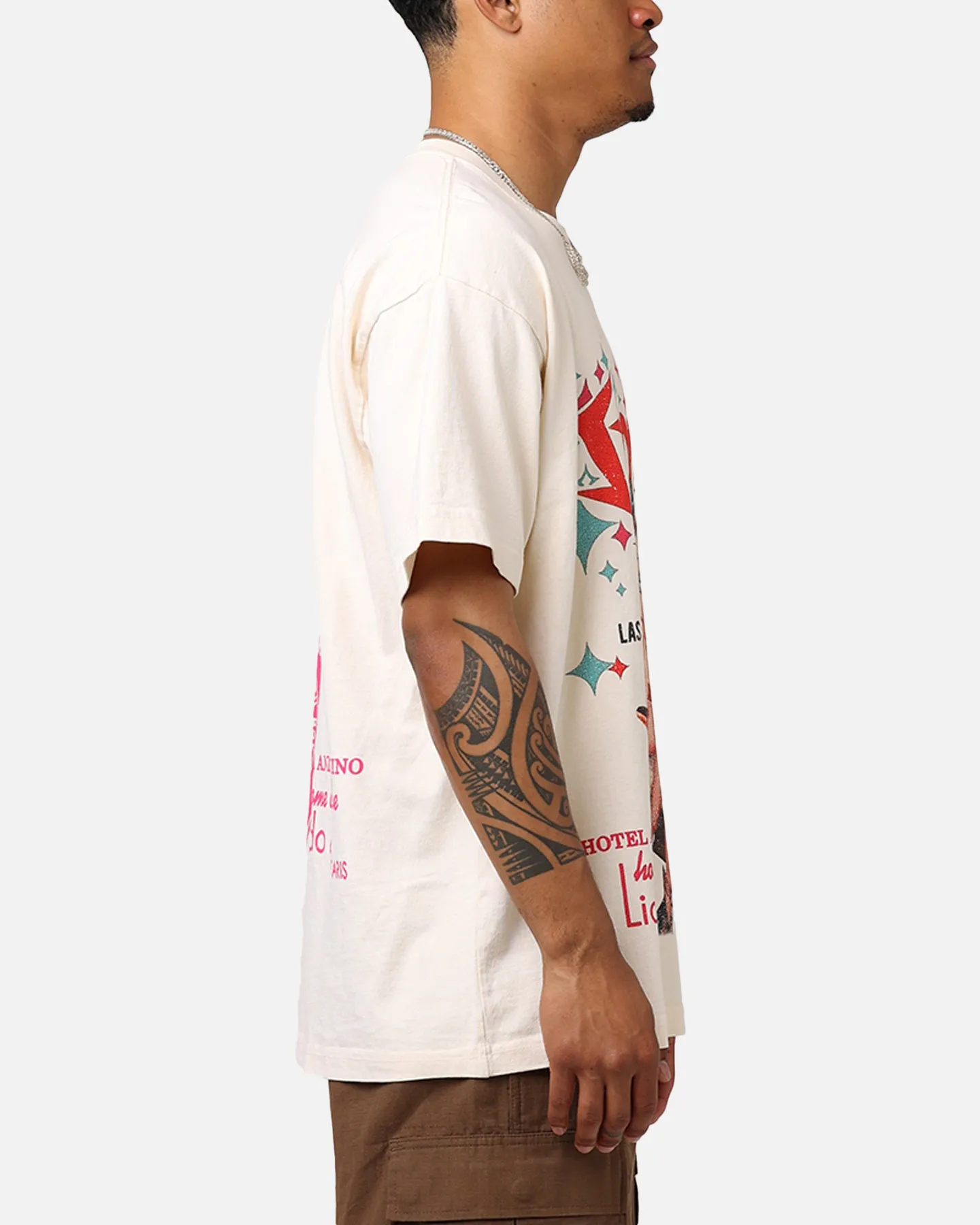 American Thrift Stardust Casino Vintage T-Shirt White QuickDry Active Essentials