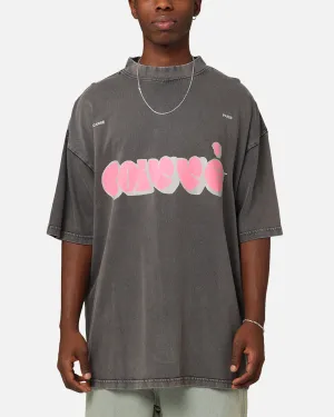 Outdoor Essentials Flexible Fit Carr?? Experienced Mock Oversized T-Shirt Washed Charcoal