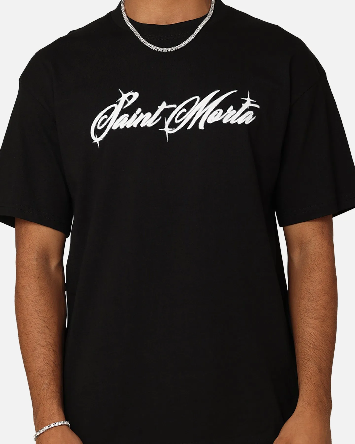 windproof Saint Morta Solar Flare Drop T-Shirt Black